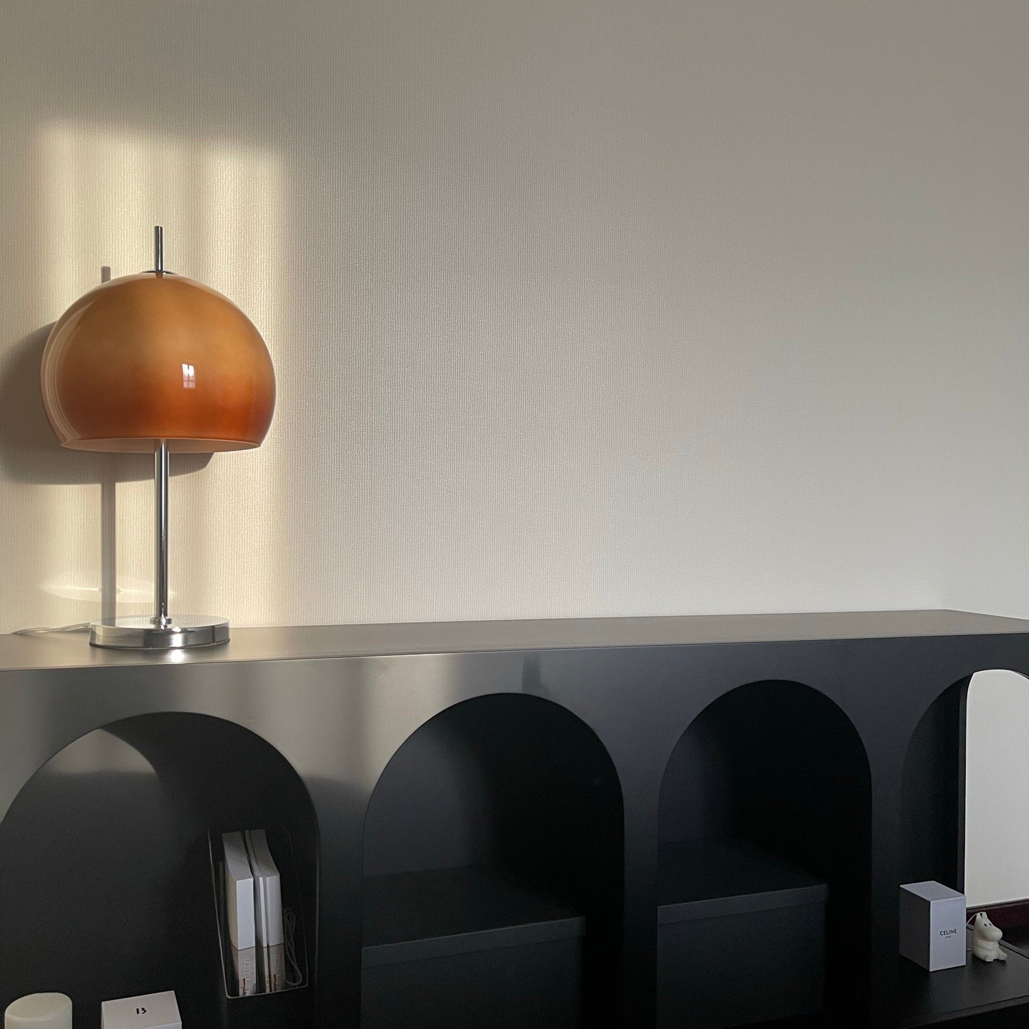 Mushroom Brown Table Lamp - Lumpaz