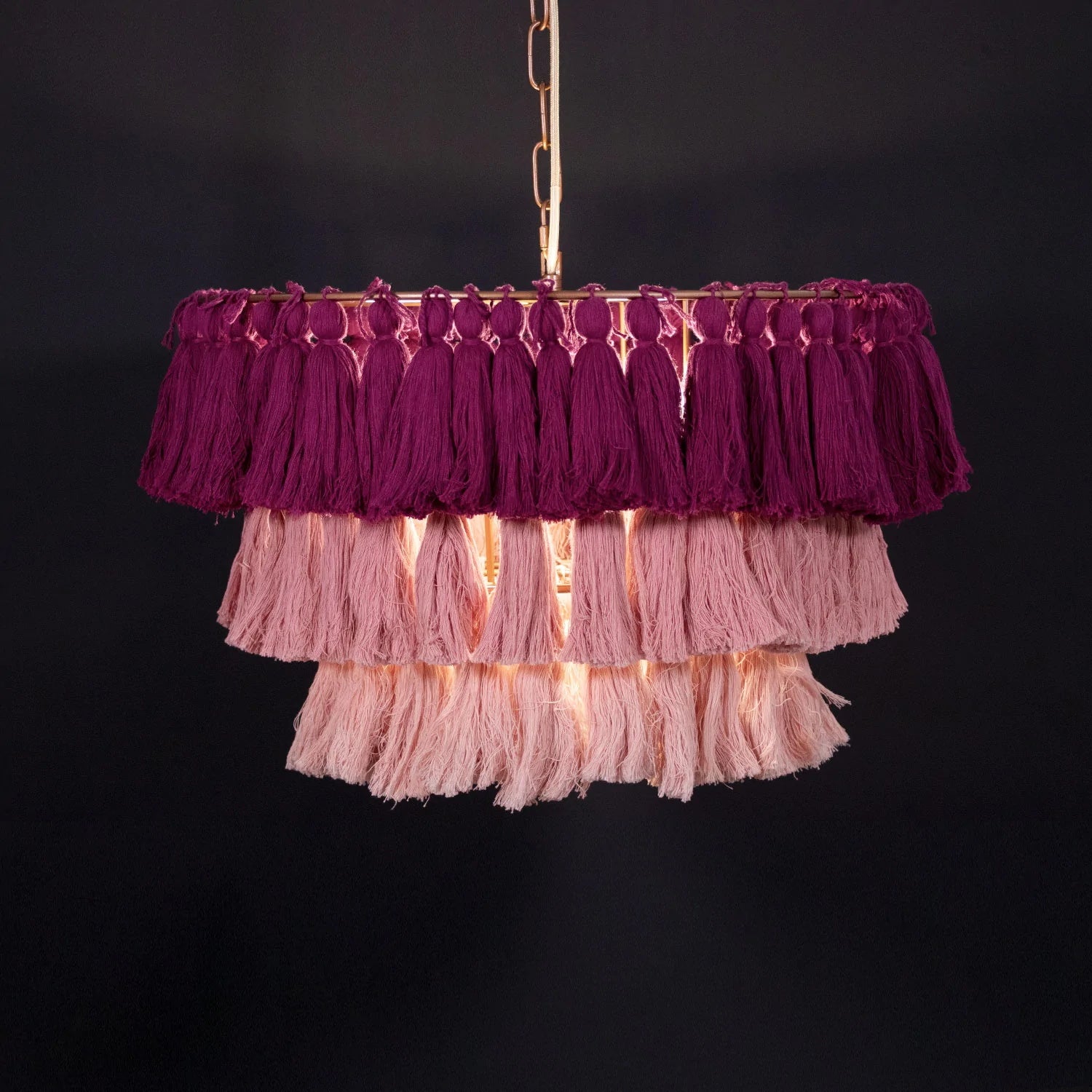 Multicolor Tassel Chandeliers - Lumpaz