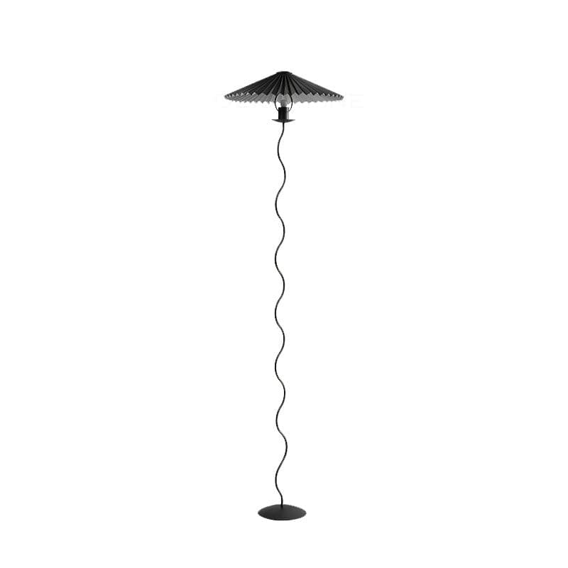 Wiggly Pleated Floor Lamp - Lumpaz