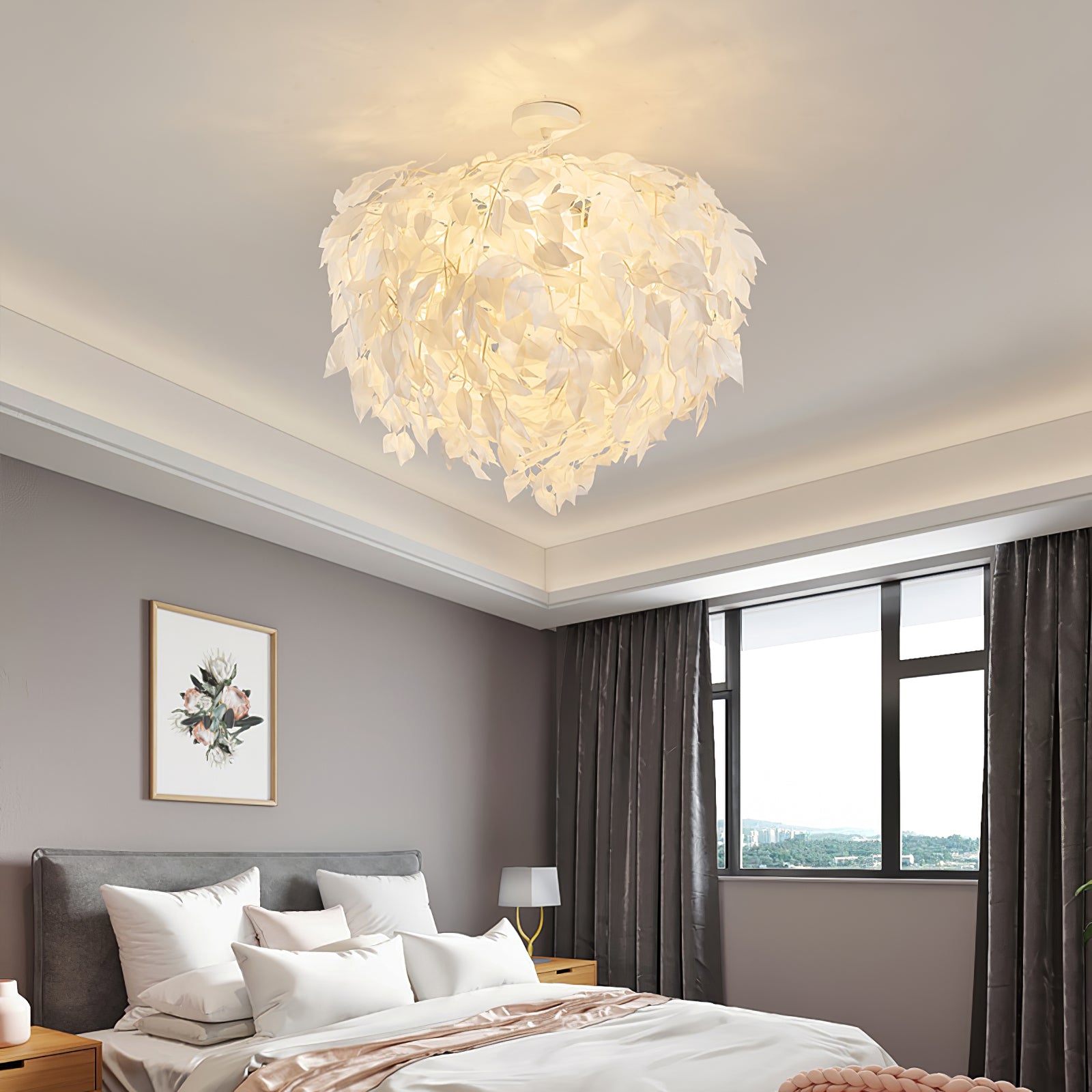 Plastic Leaves Pendant Lamp - Lumpaz