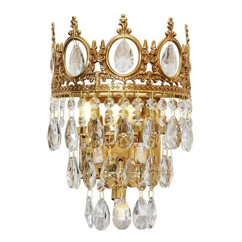 Vintage Crystal Wall Lamp - Lumpaz