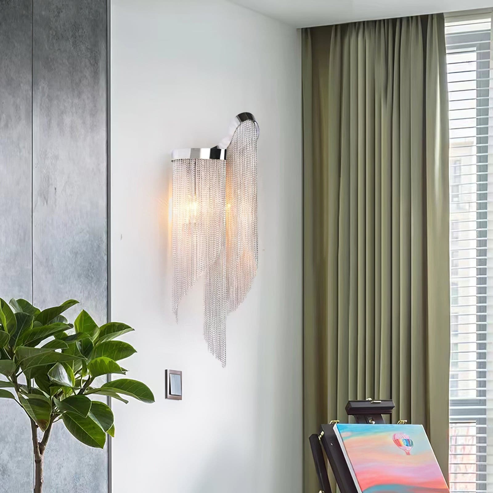 Chain Tassel Wall Lamp - Lumpaz