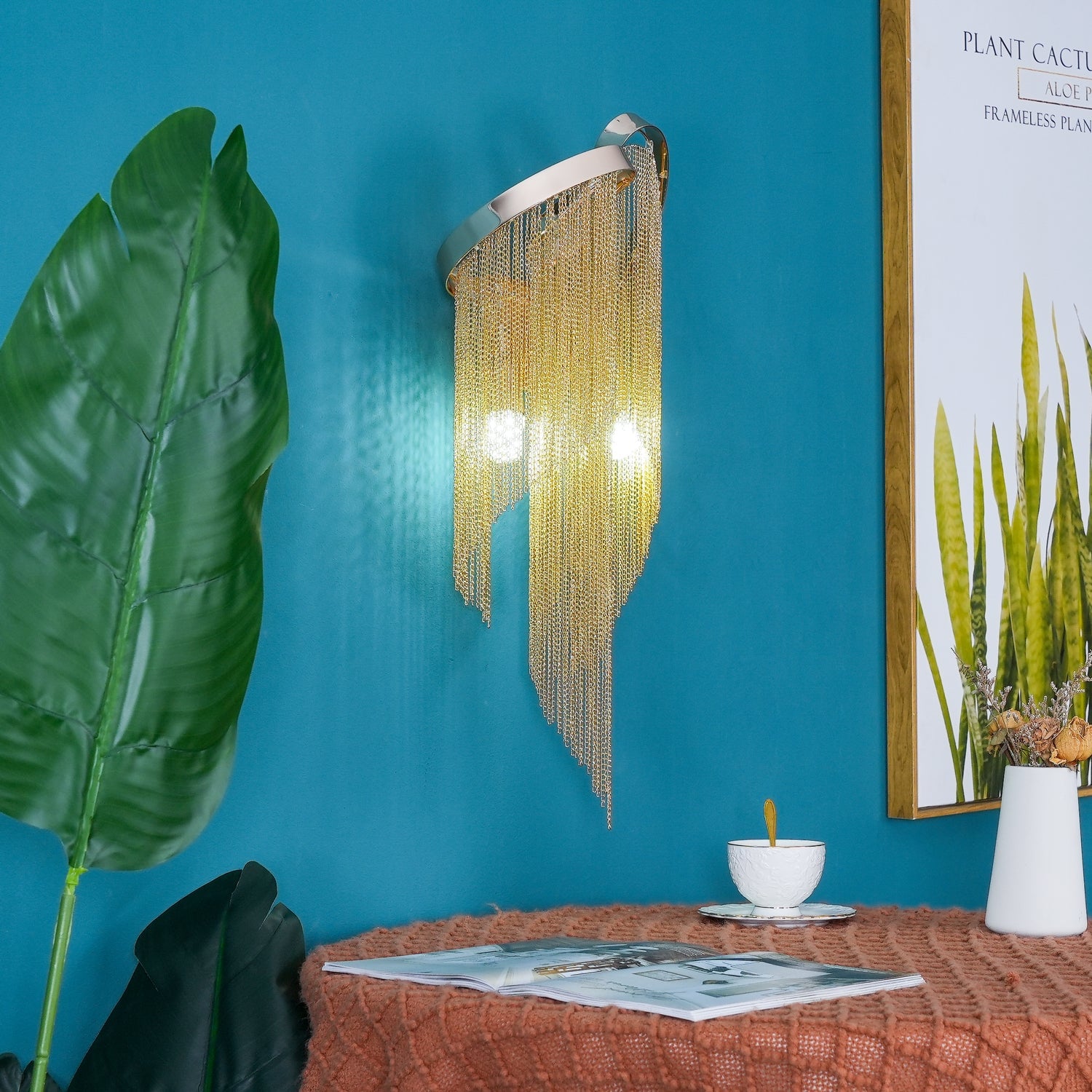 Chain Tassel Wall Lamp - Lumpaz