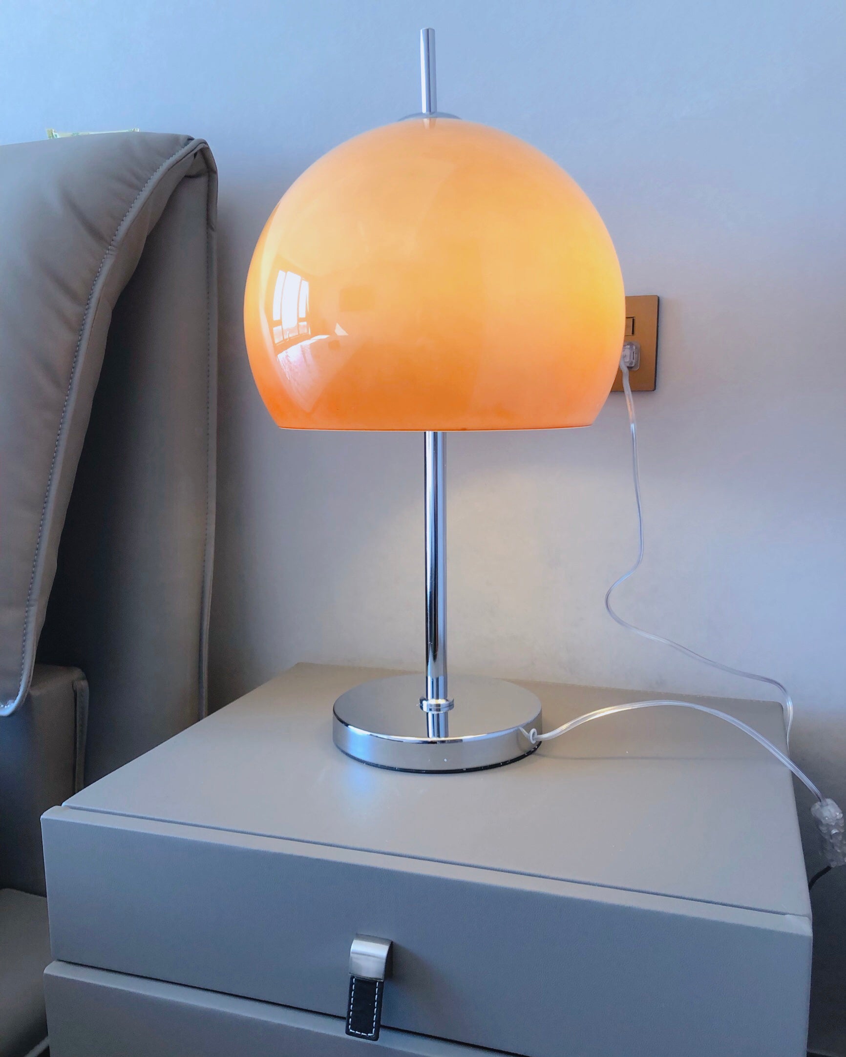 Mushroom Brown Table Lamp - Lumpaz