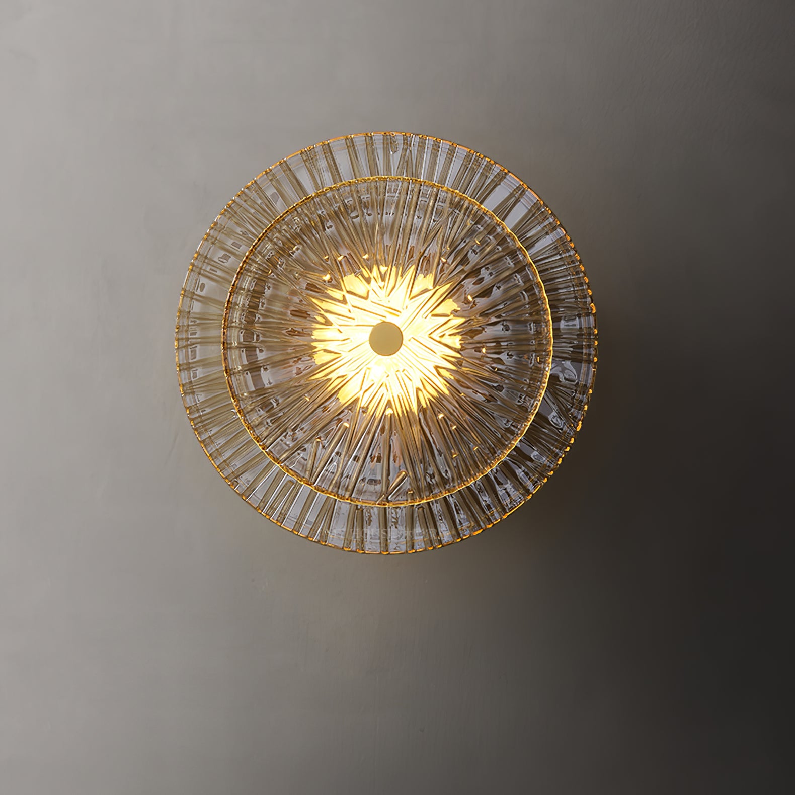Round Crystal Wall Lamp - Lumpaz