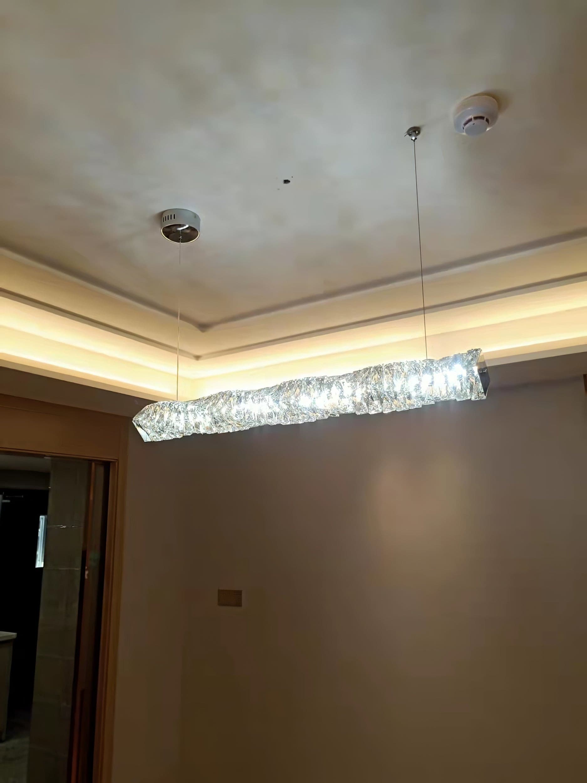 Long Crystal Pendant Lamp - Lumpaz