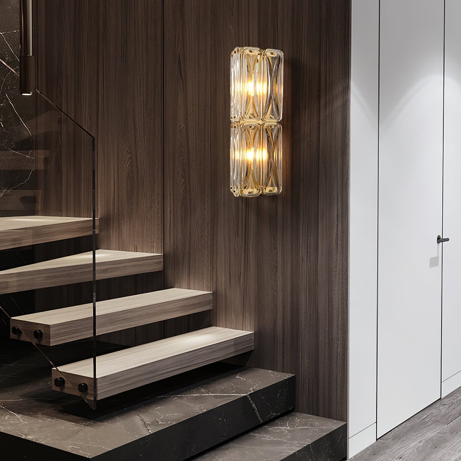 Triangular Glass Wall Light - Lumpaz