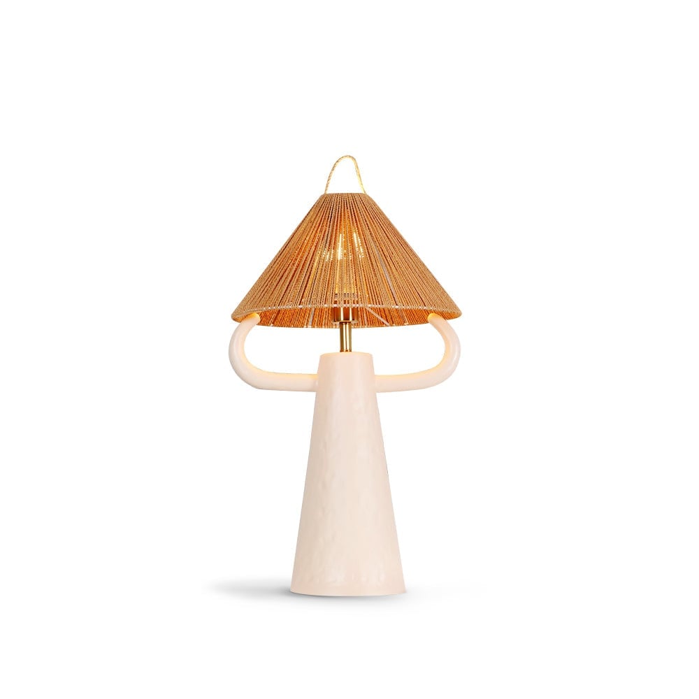 Horns Ceramic Table Lamp - Lumpaz