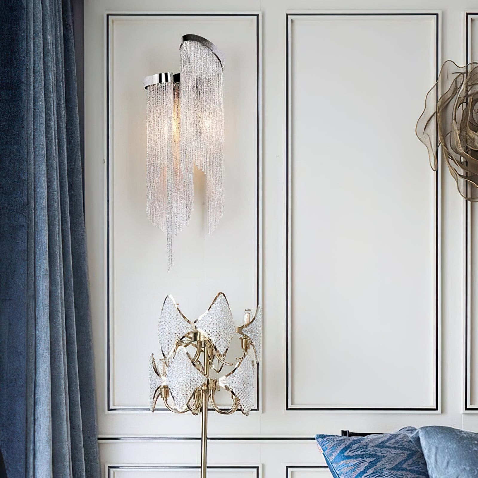 Chain Tassel Wall Lamp - Lumpaz