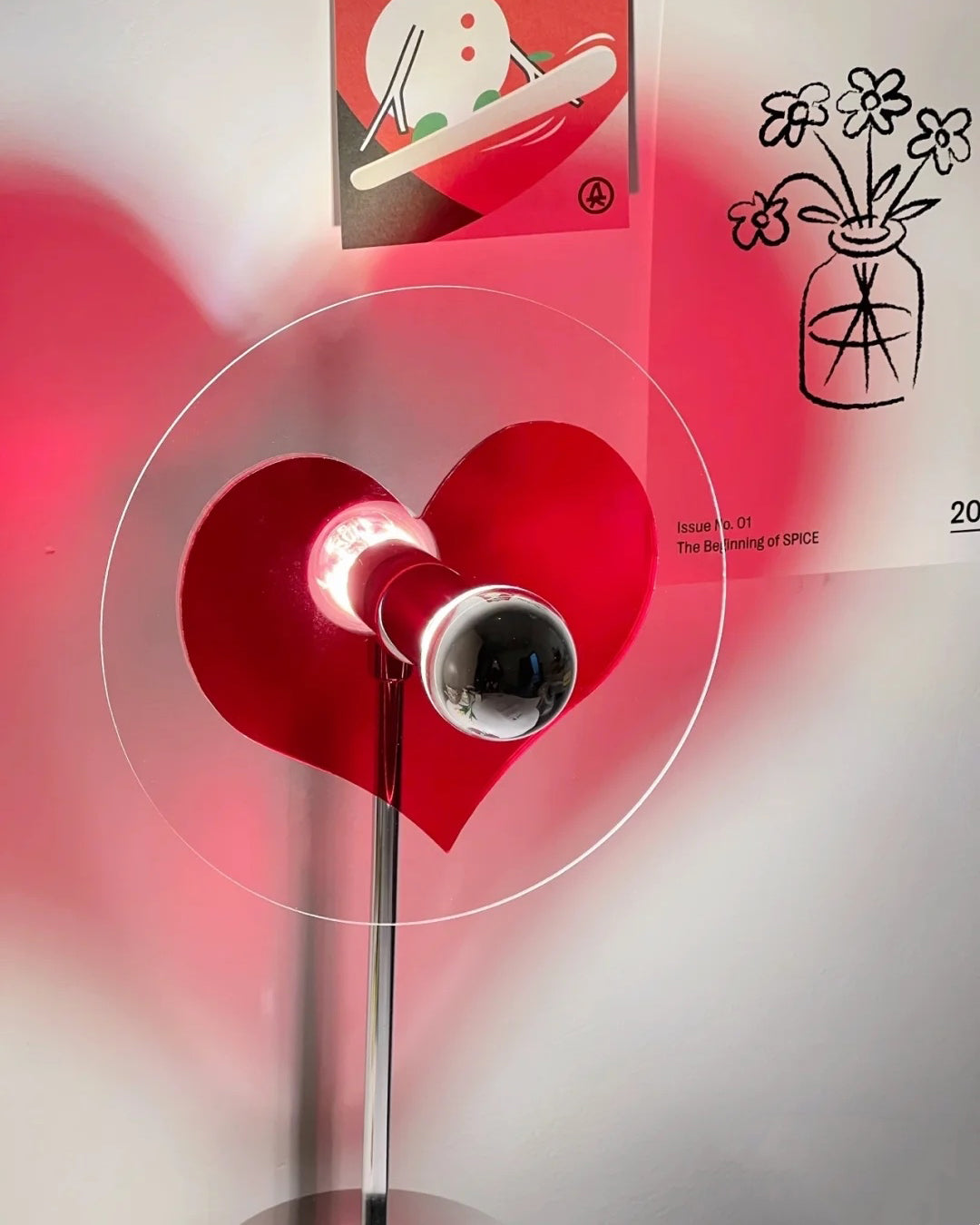 Heart Atmosphere Table Lamp - Lumpaz