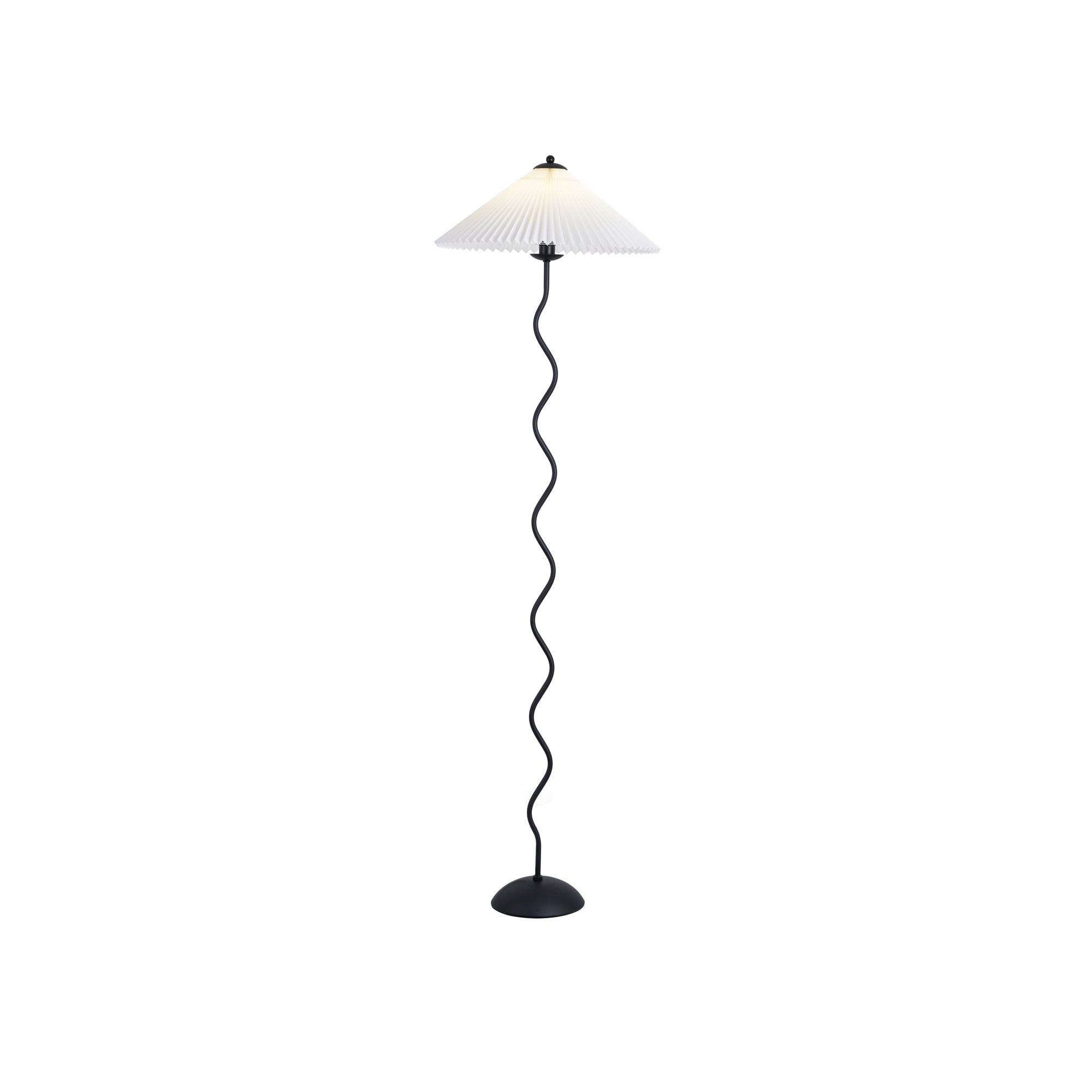 Wiggly Pleated Floor Lamp - Lumpaz