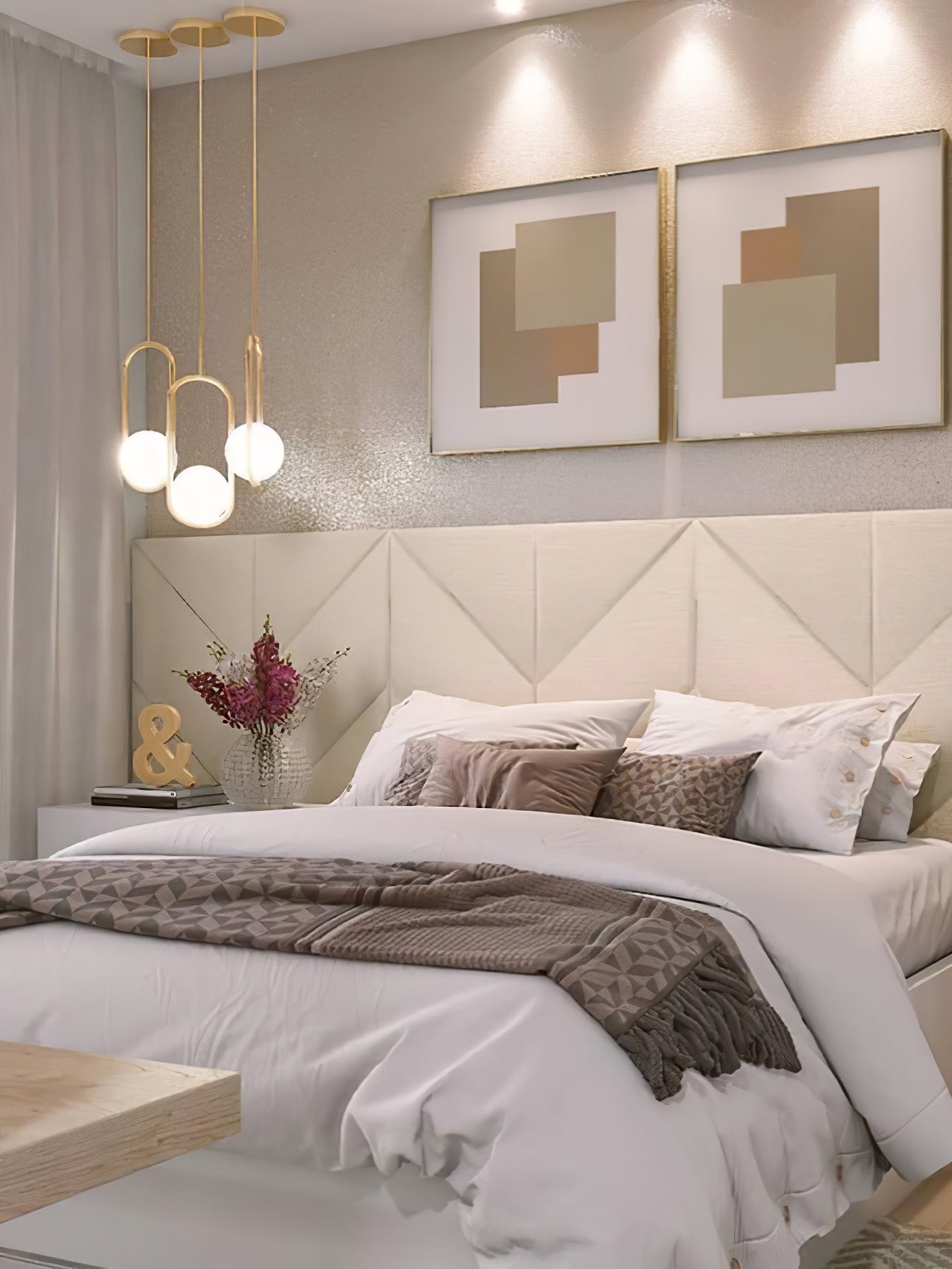 Mila Brass Pendant Lamp - Lumpaz