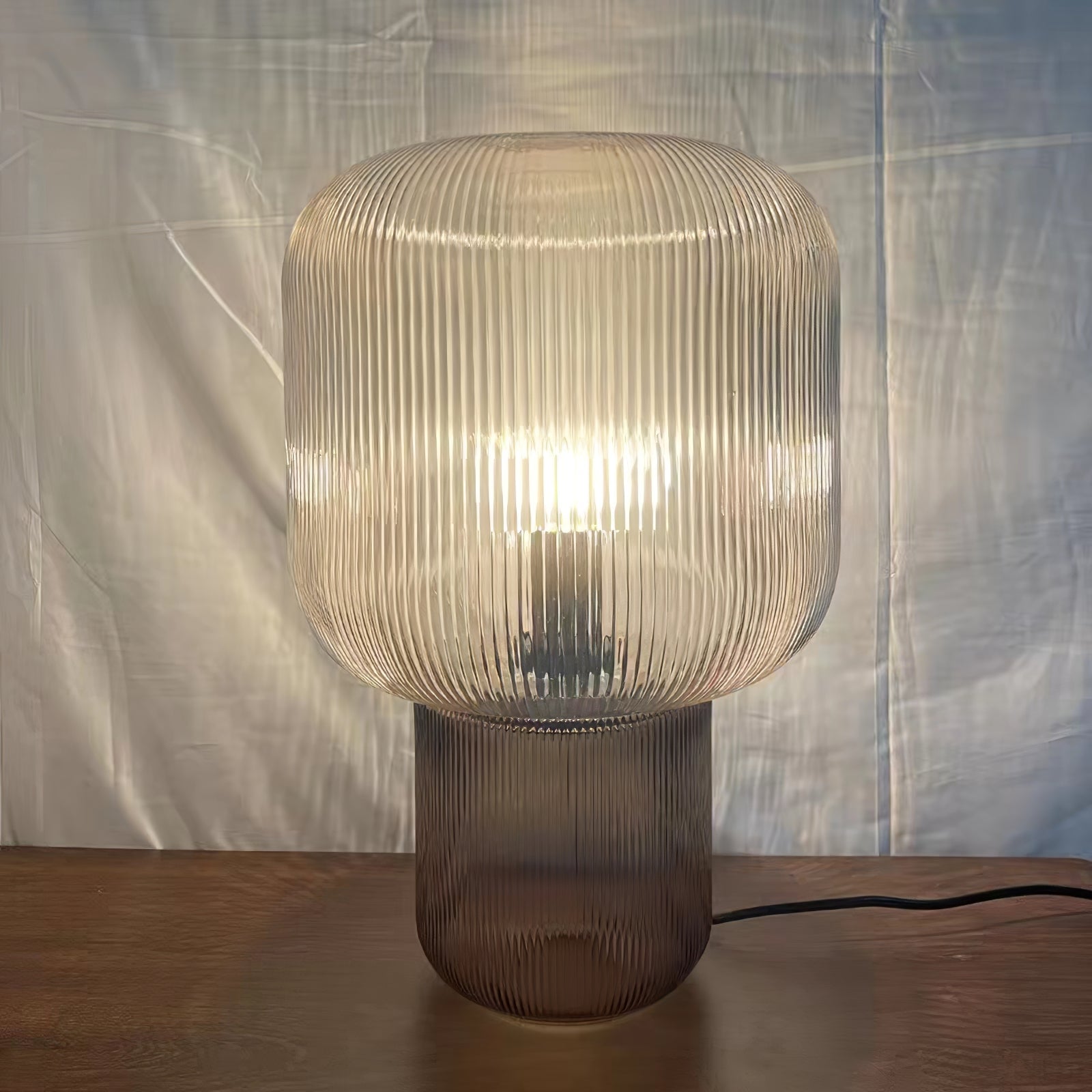 Oval Glass Table Lamp - Lumpaz