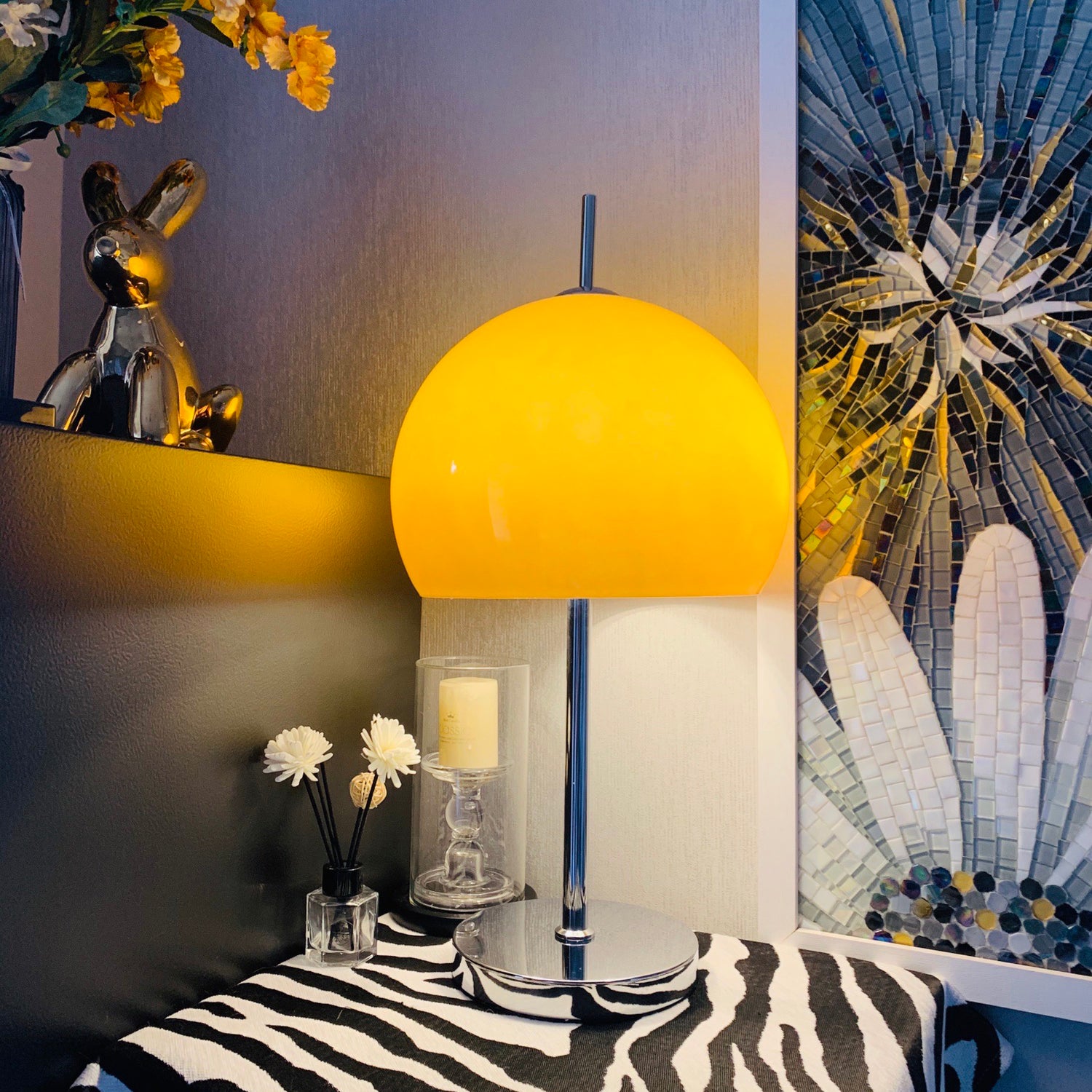 Mushroom Brown Table Lamp - Lumpaz
