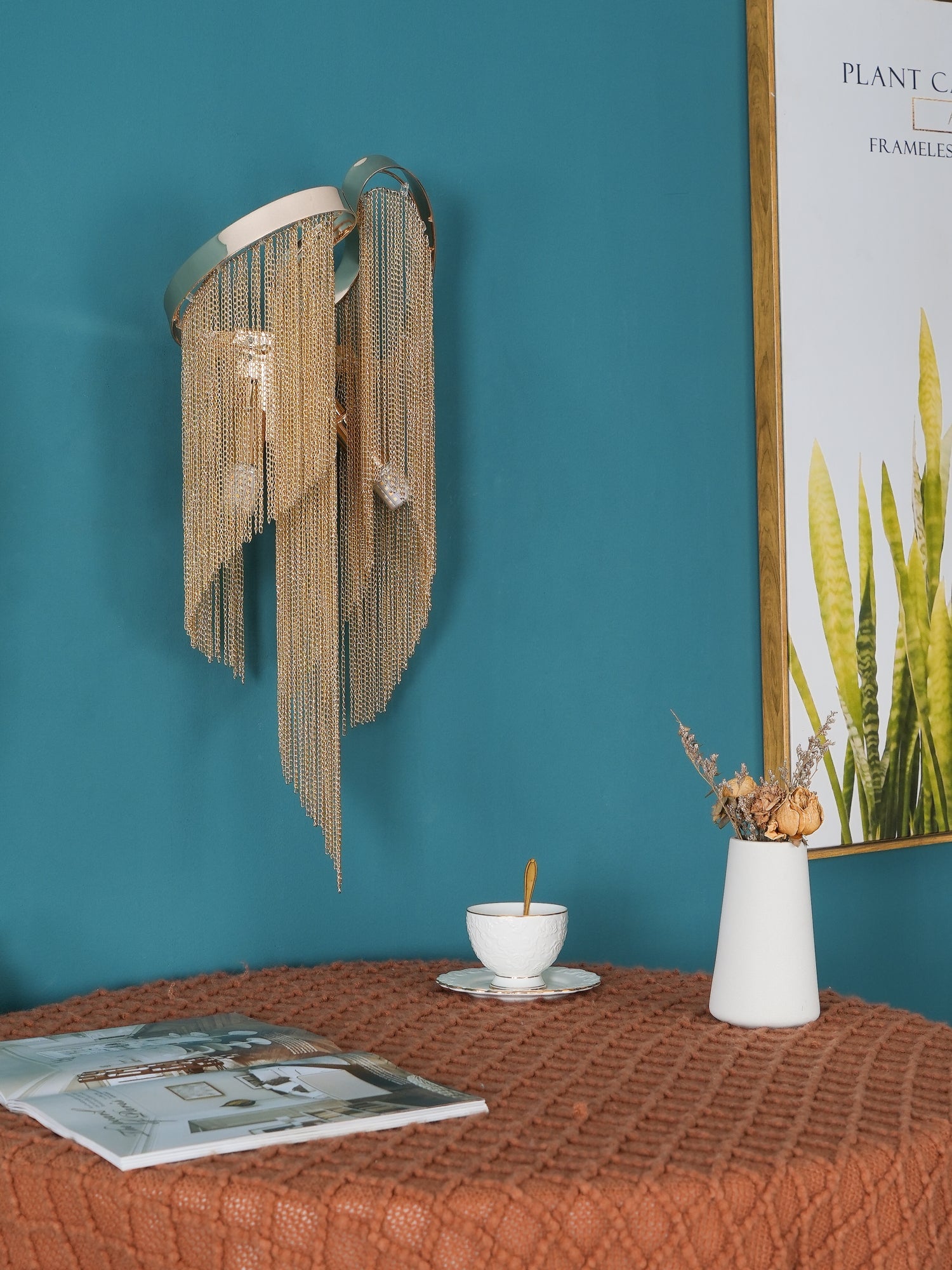 Chain Tassel Wall Lamp - Lumpaz