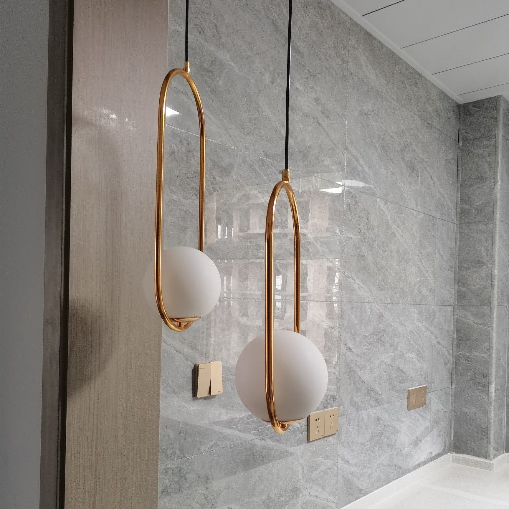 Mila Brass Pendant Lamp - Lumpaz
