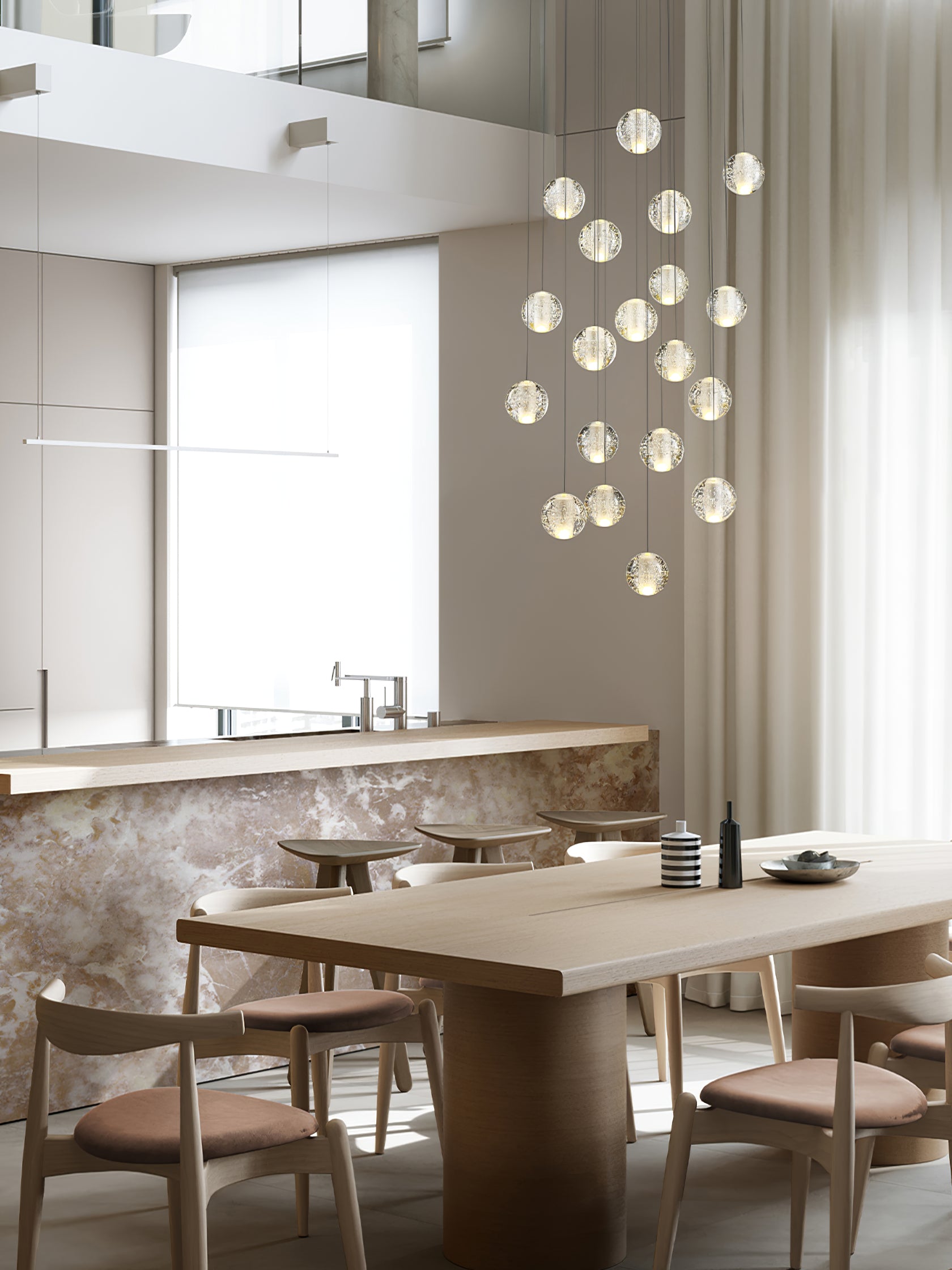 Ball Crystal Chandeliers - Lumpaz