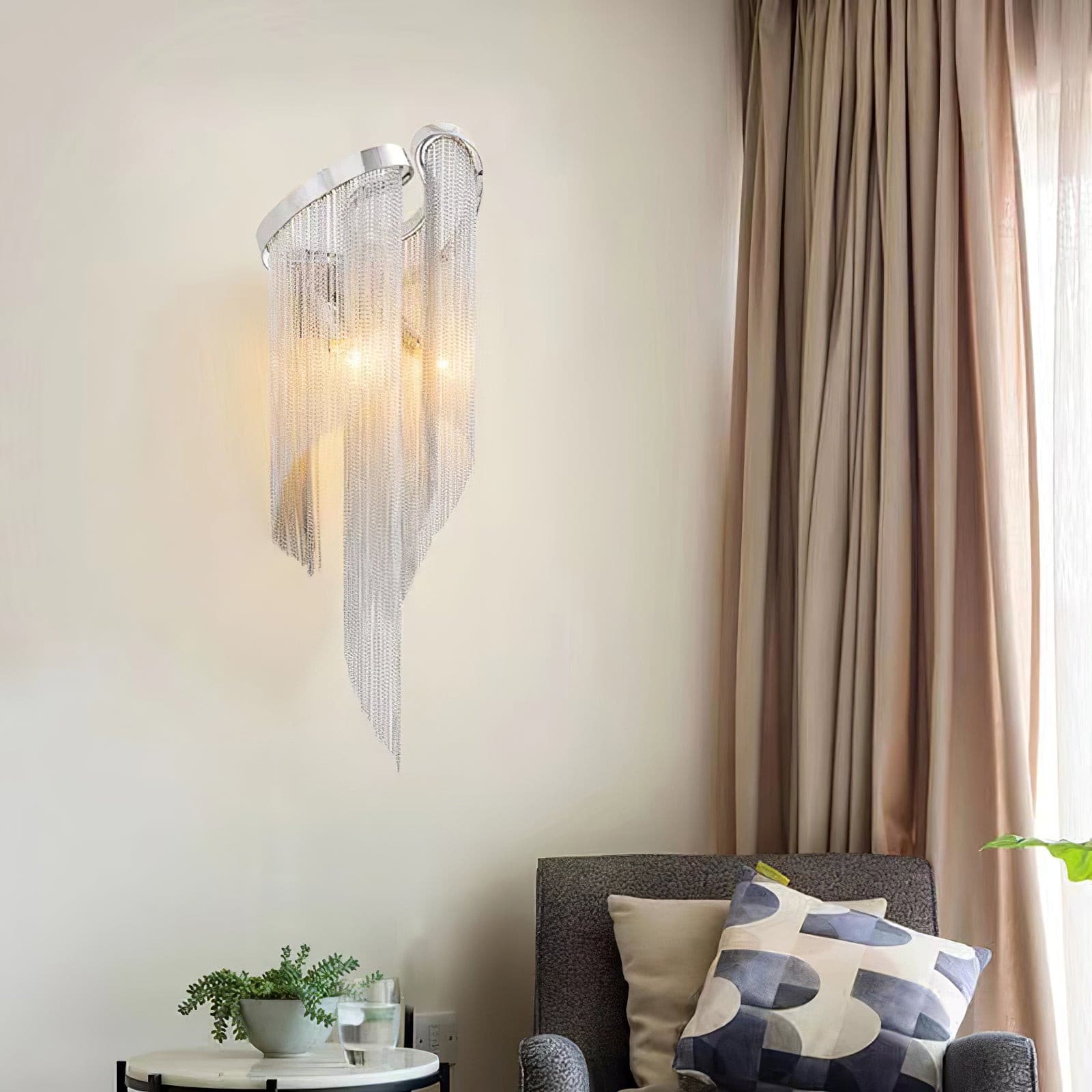 Chain Tassel Wall Lamp - Lumpaz