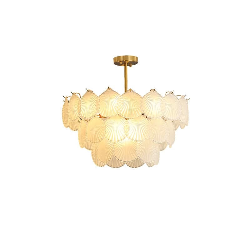 Shell Glass Chandelier - Lumpaz