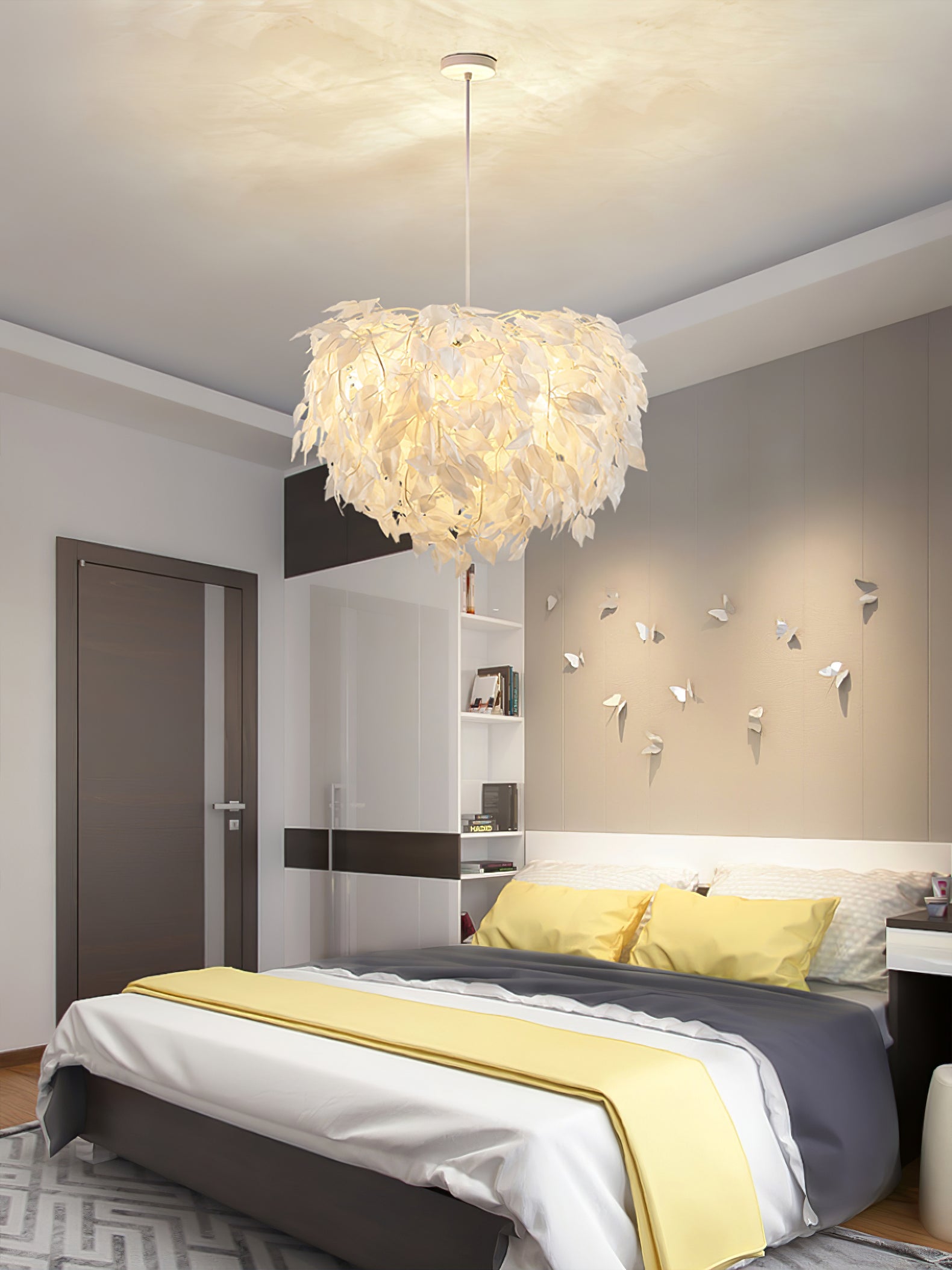 Plastic Leaves Pendant Lamp - Lumpaz