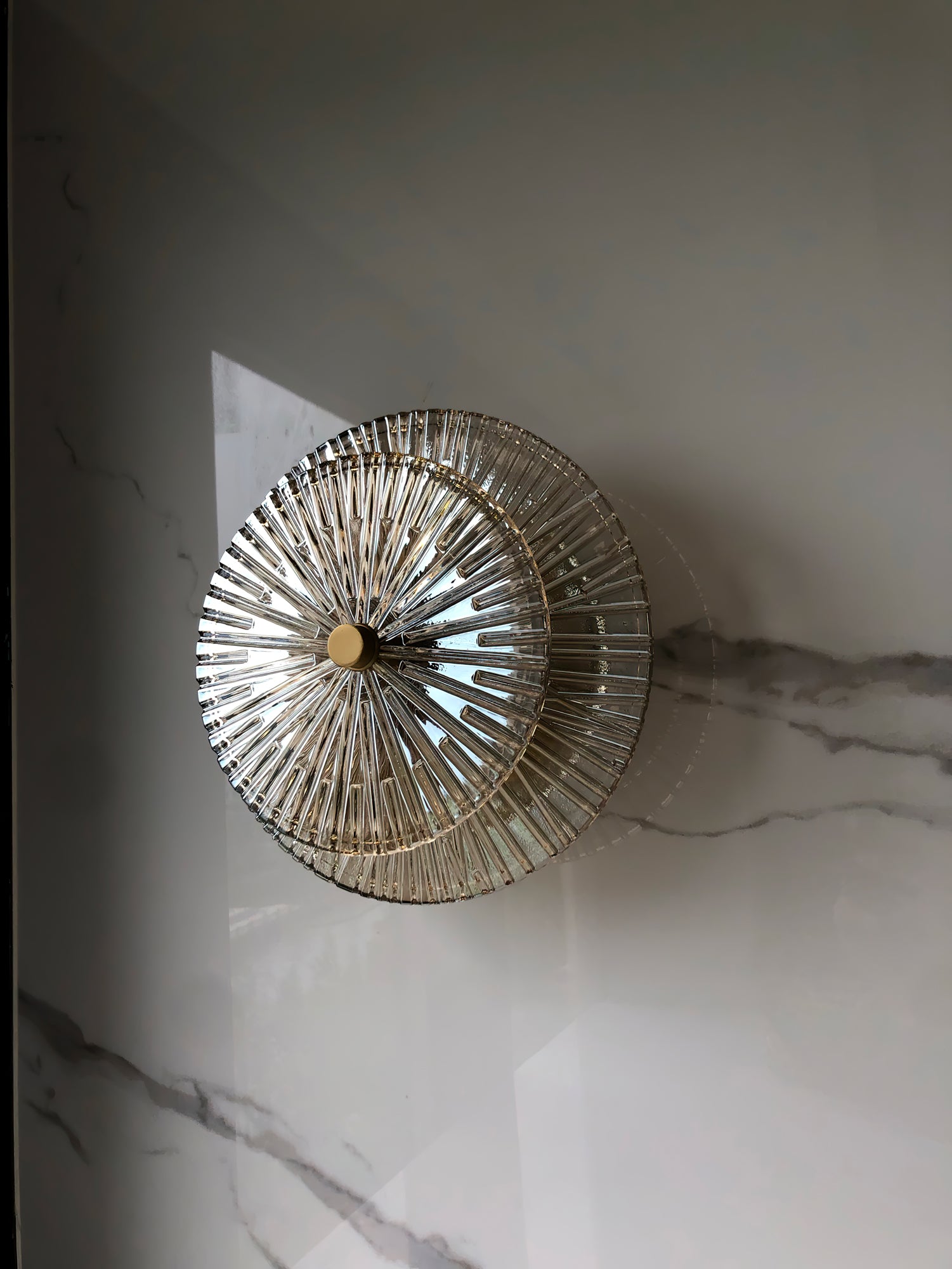 Round Crystal Wall Lamp - Lumpaz