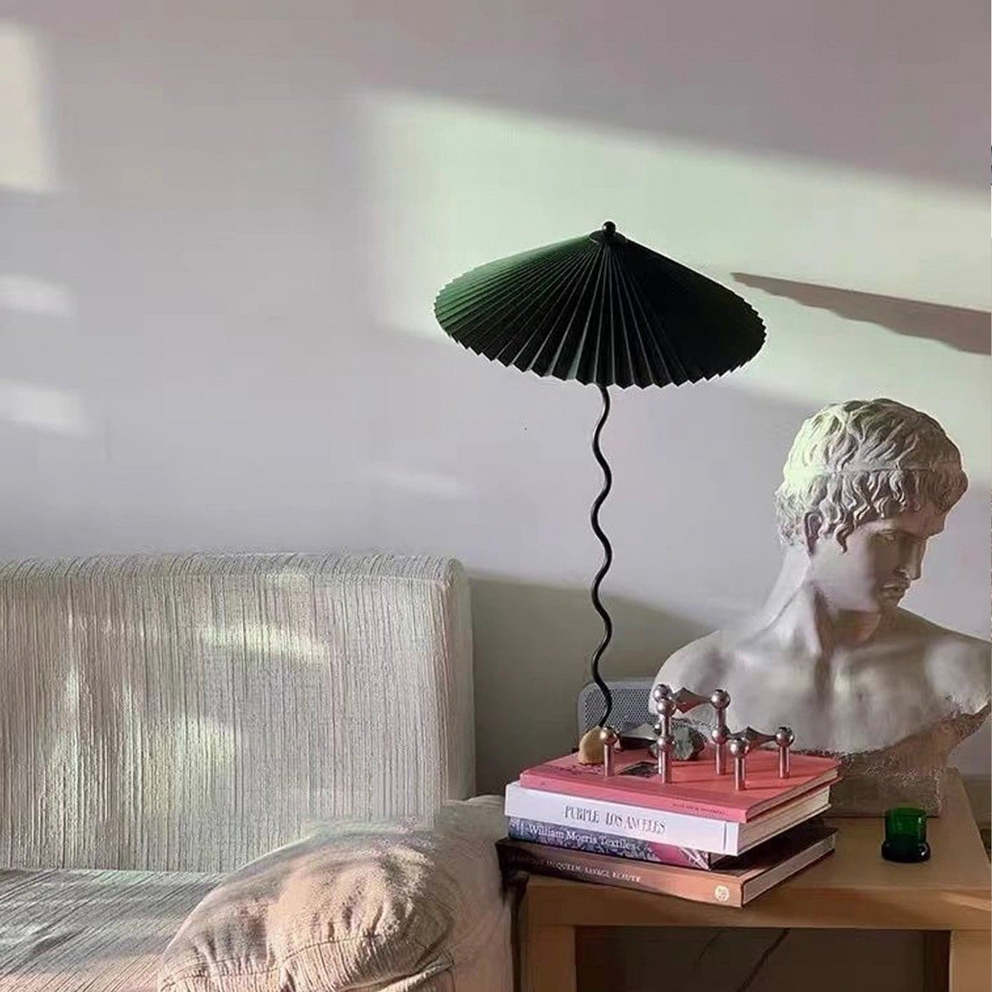 Wiggly Pleated Table Lamp - Lumpaz