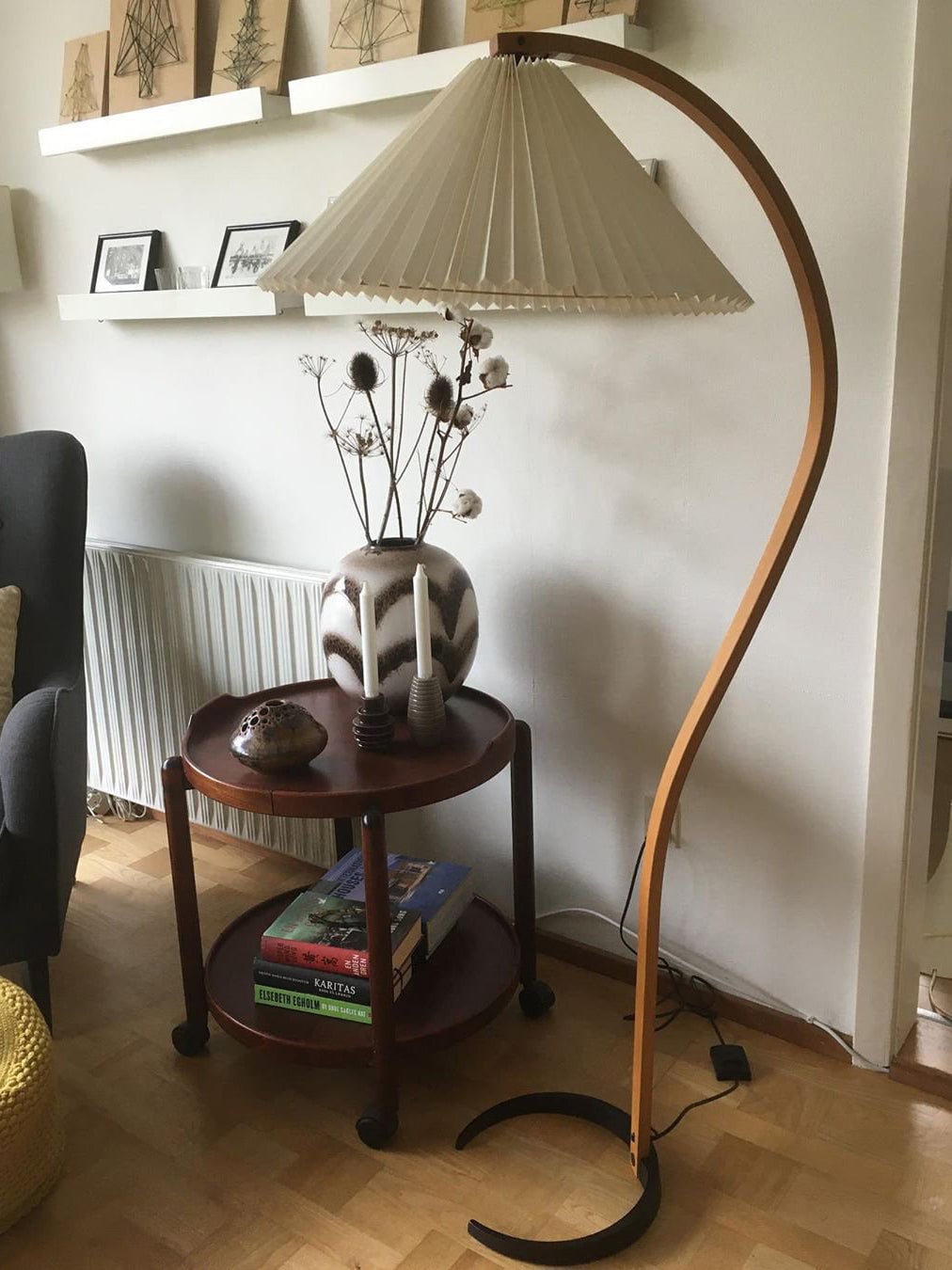 Caprani Wooden Floor Lamp - Lumpaz