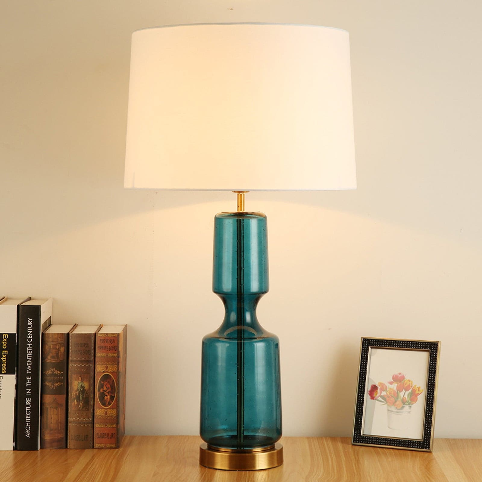 Antero Teal Table Lamp - Lumpaz