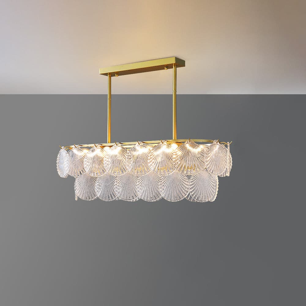 Shell Glass Chandelier - Lumpaz