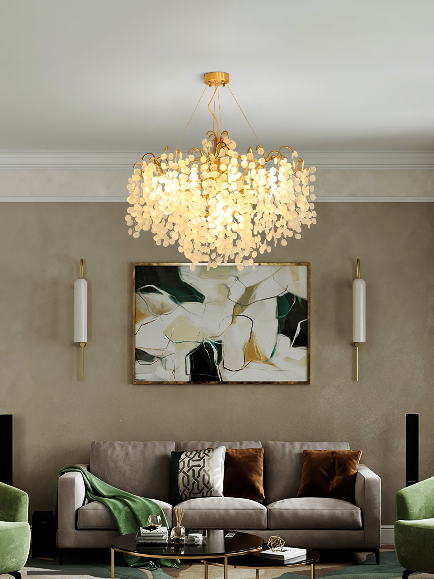 Shiro Noda Round Chandelier - Lumpaz