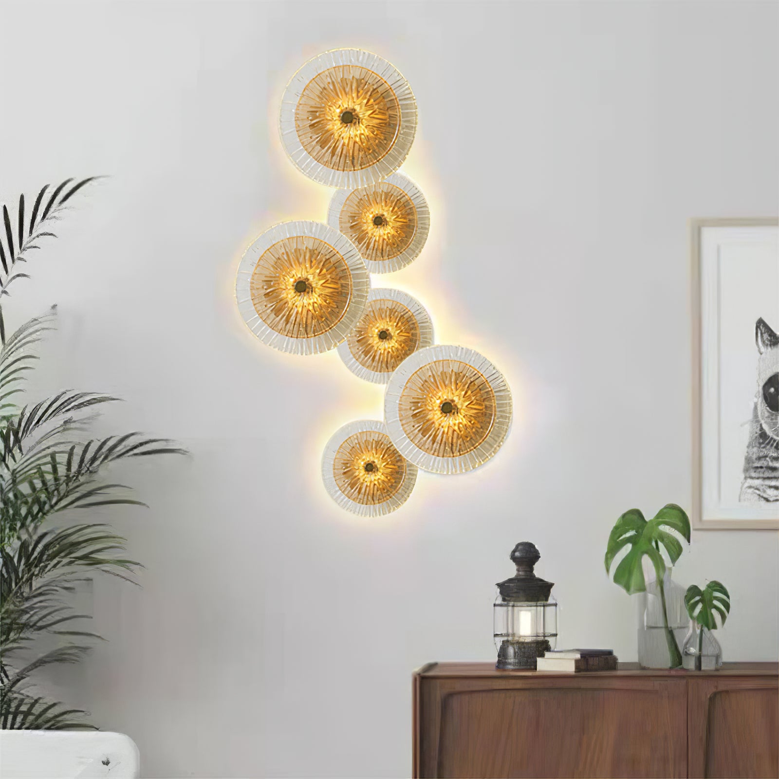 Lotus Leaves Wall Lamp - Lumpaz