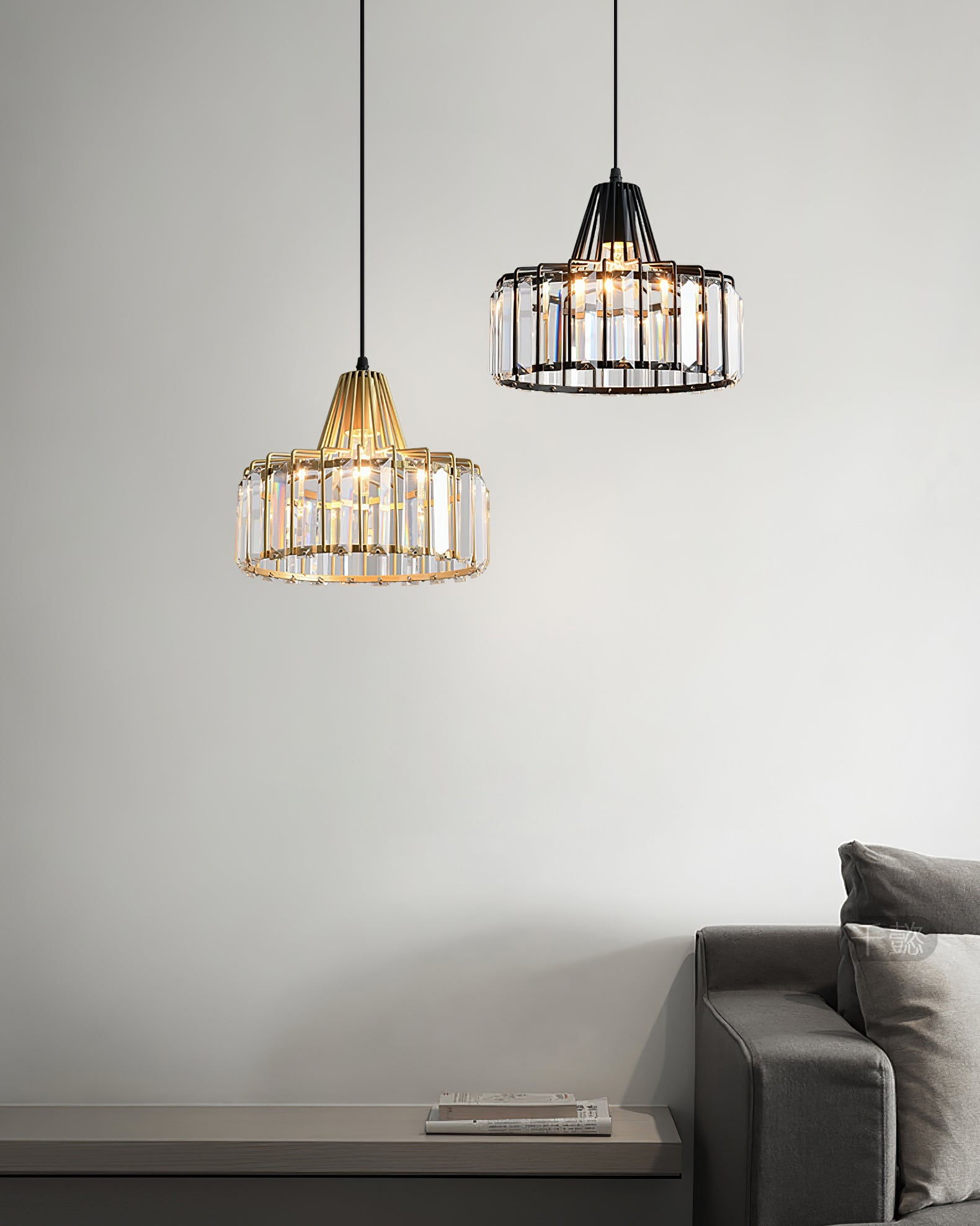 Bruckner Crystal Pendant Lamp - Lumpaz