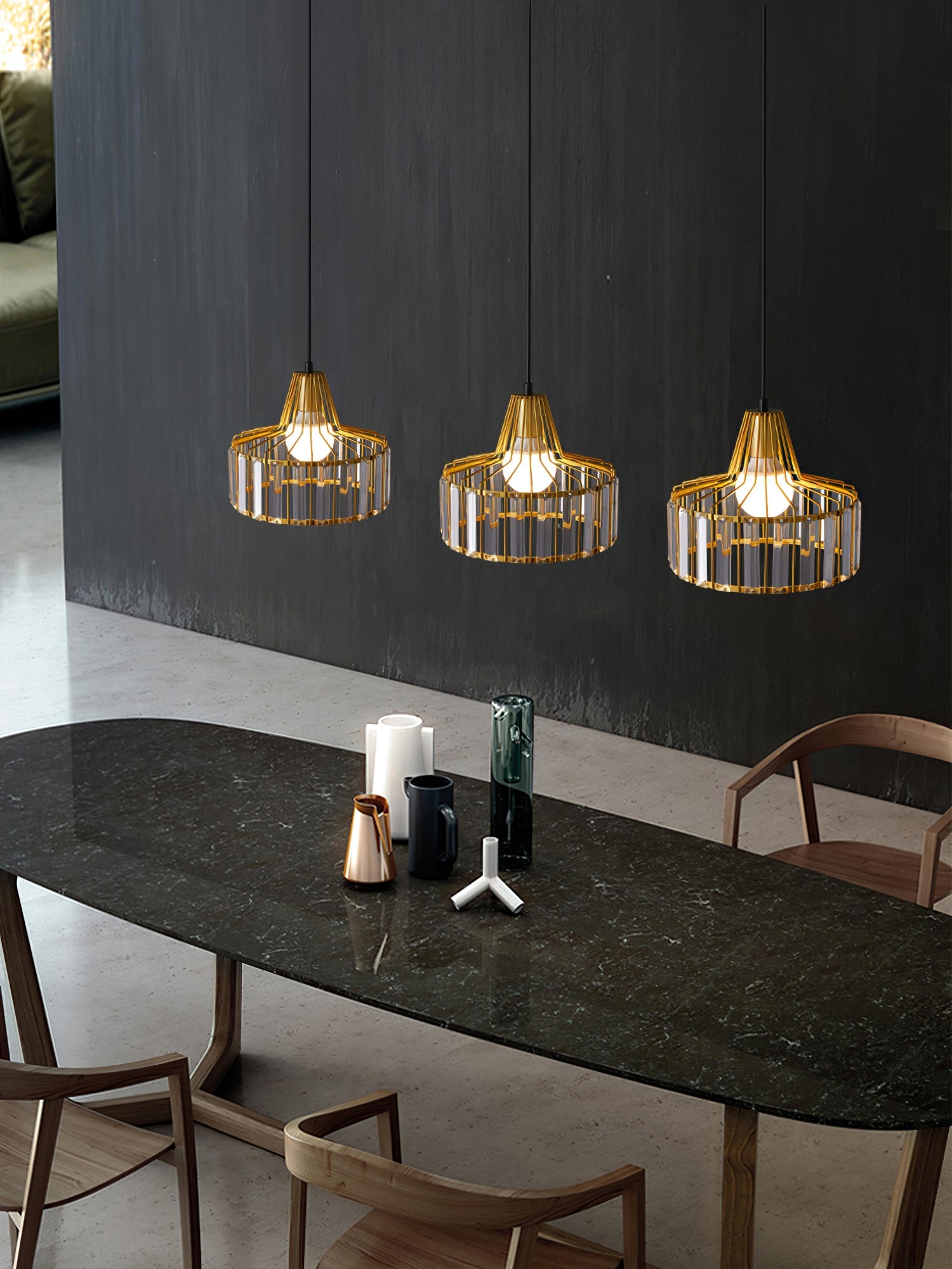 Bruckner Crystal Pendant Lamp - Lumpaz