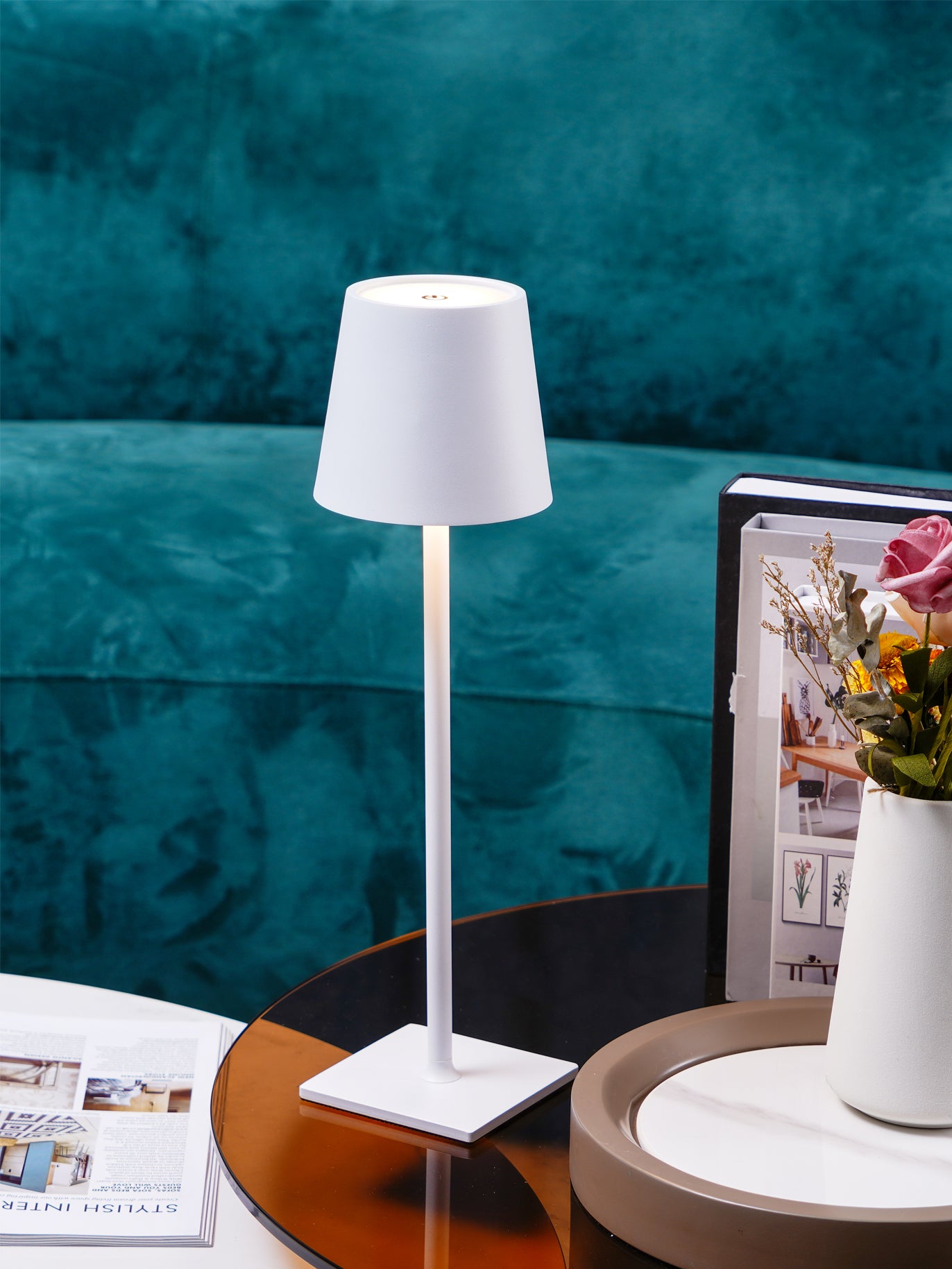 Poldina Built-in Battery Table Lamp - Lumpaz