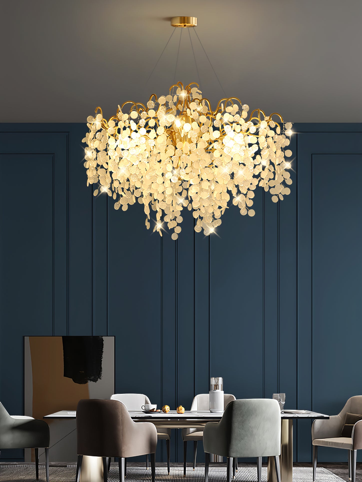 Shiro Noda Round Chandelier - Lumpaz