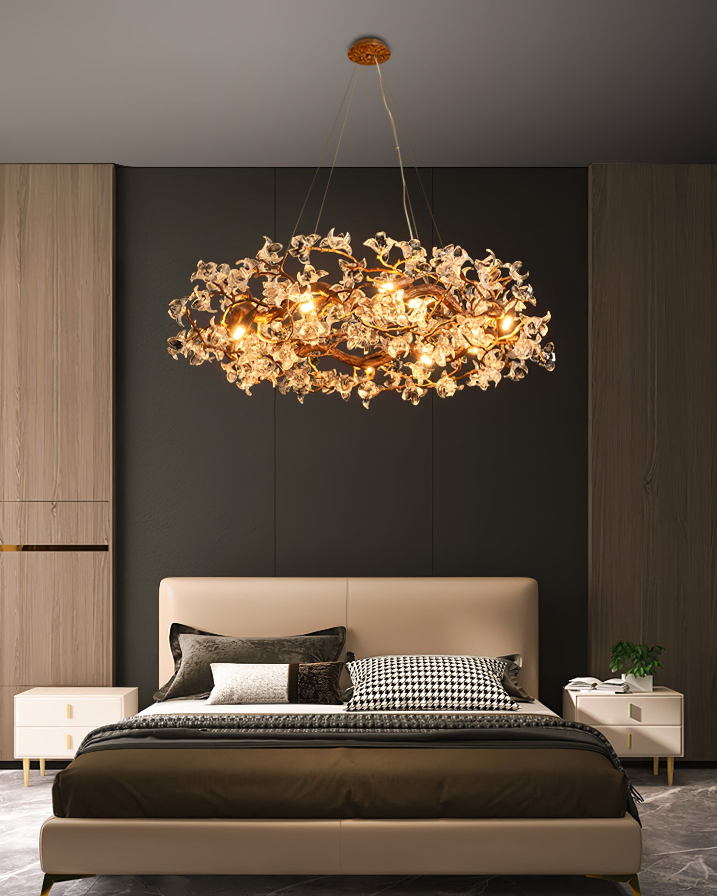 Hibiscus Flower Chandelier - Lumpaz