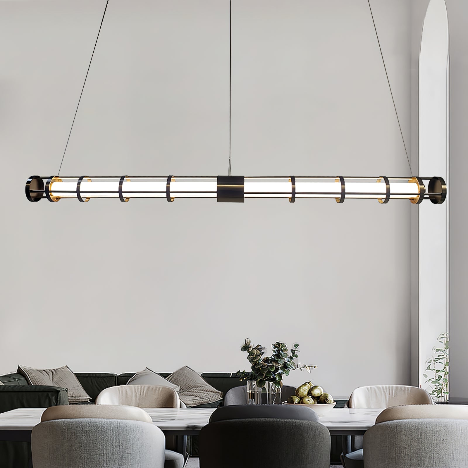 Round Tube Pendant Lamp - Lumpaz