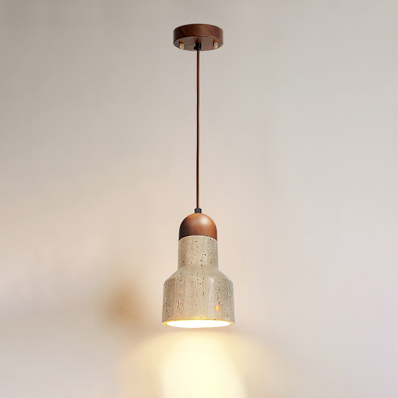 Travertine Pendant Lamp - Lumpaz