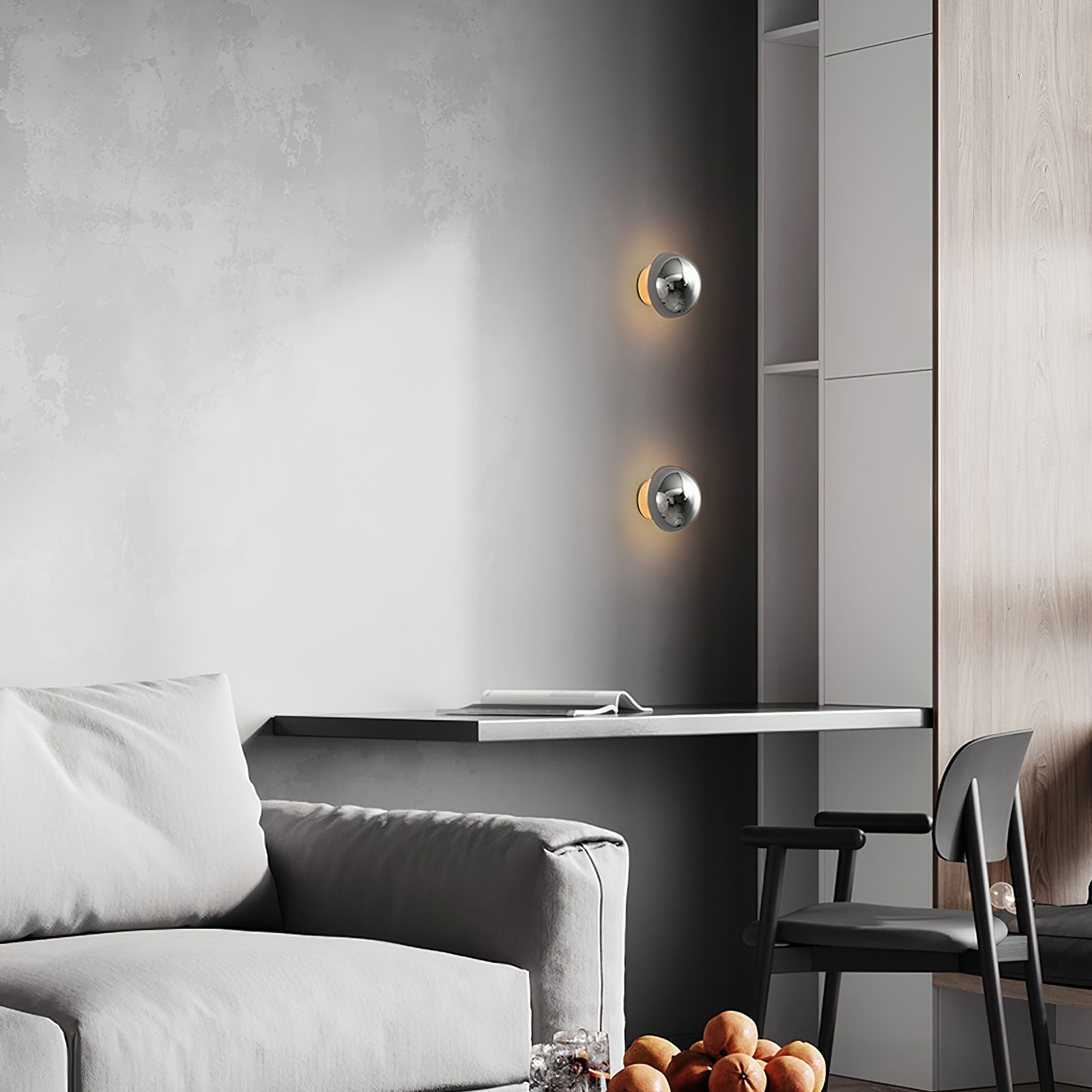 Round Metal Wall Lamp - Lumpaz