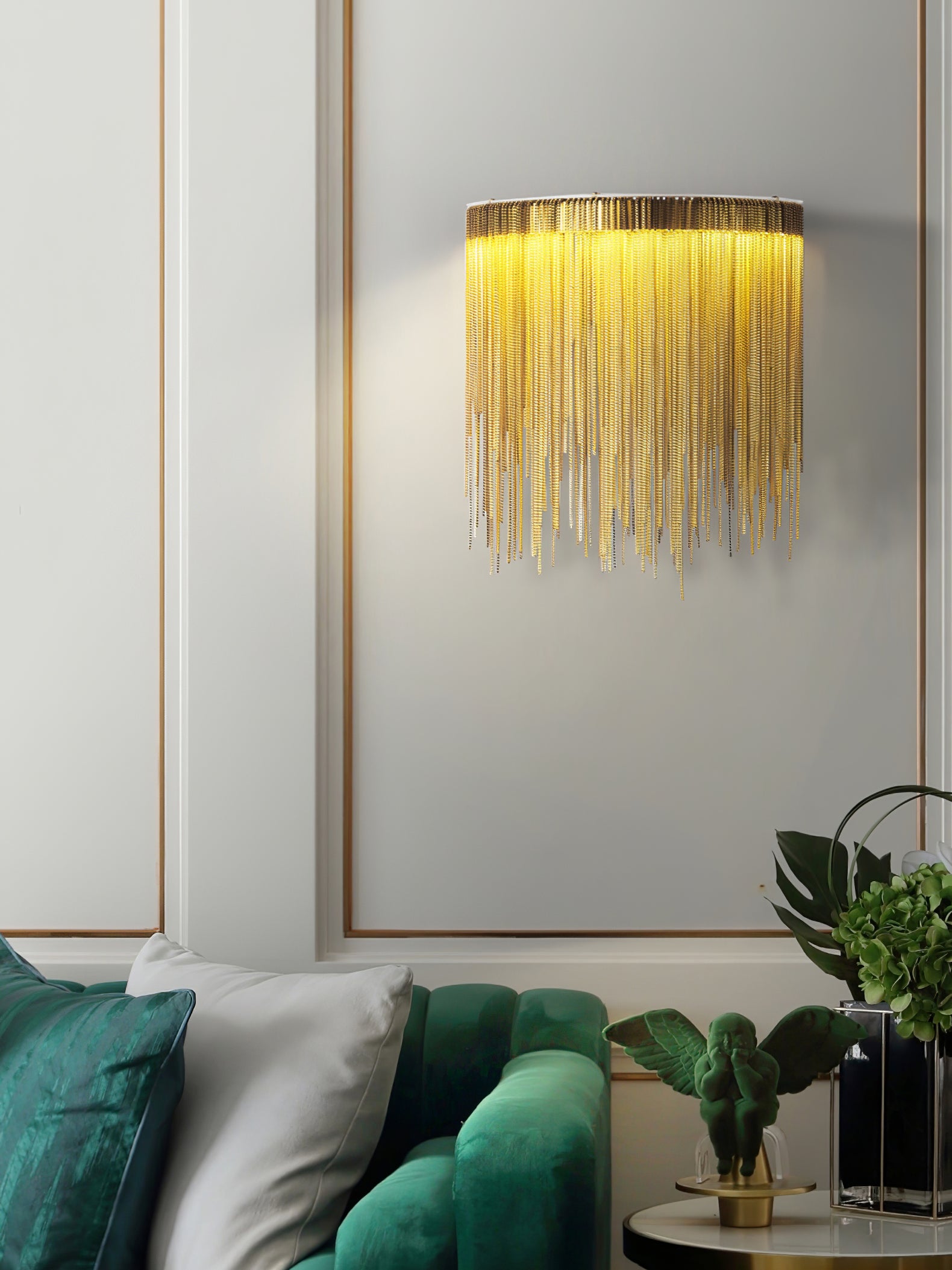 Cadena Tassel Wall Lamp - Lumpaz