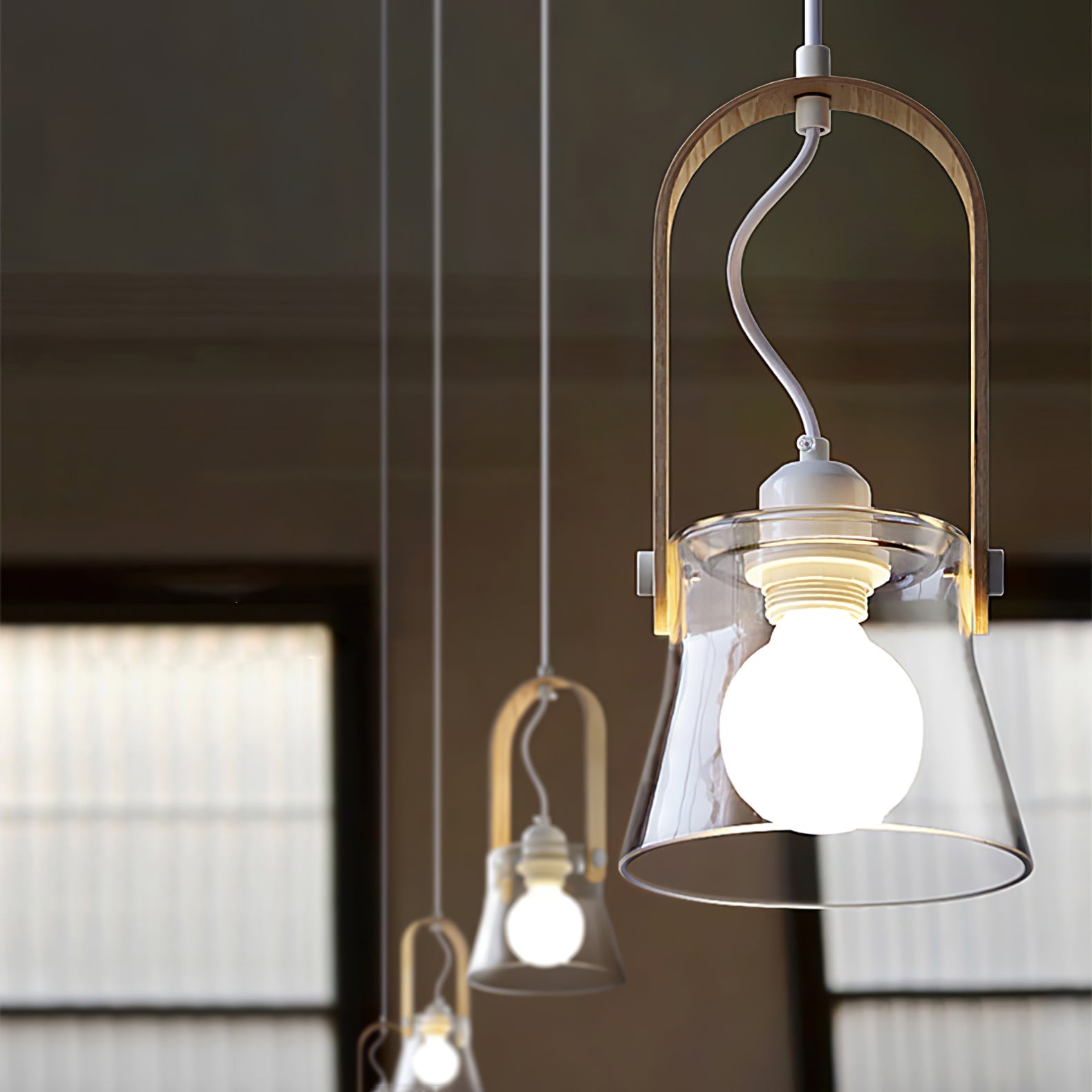 Skandi Glass Pendant Lamp - Lumpaz