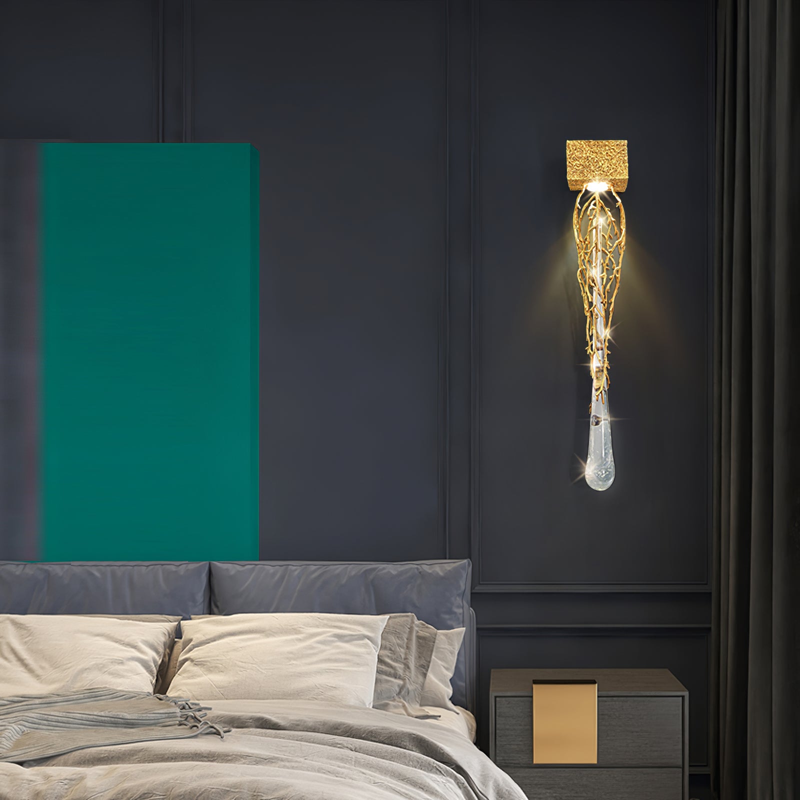 Liquid Drop Wall Lamp - Lumpaz