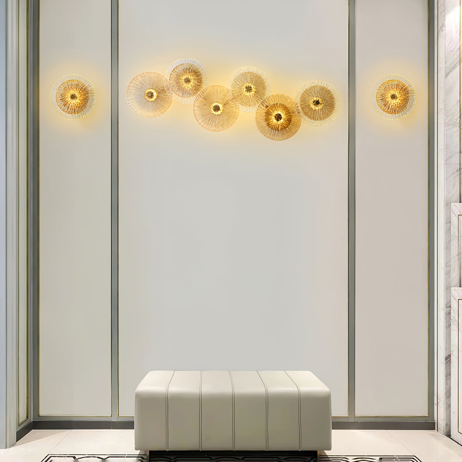 Lotus Leaves Wall Lamp - Lumpaz