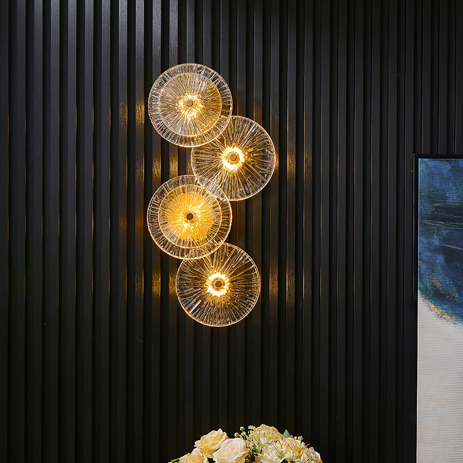 Lotus Leaves Wall Lamp - Lumpaz