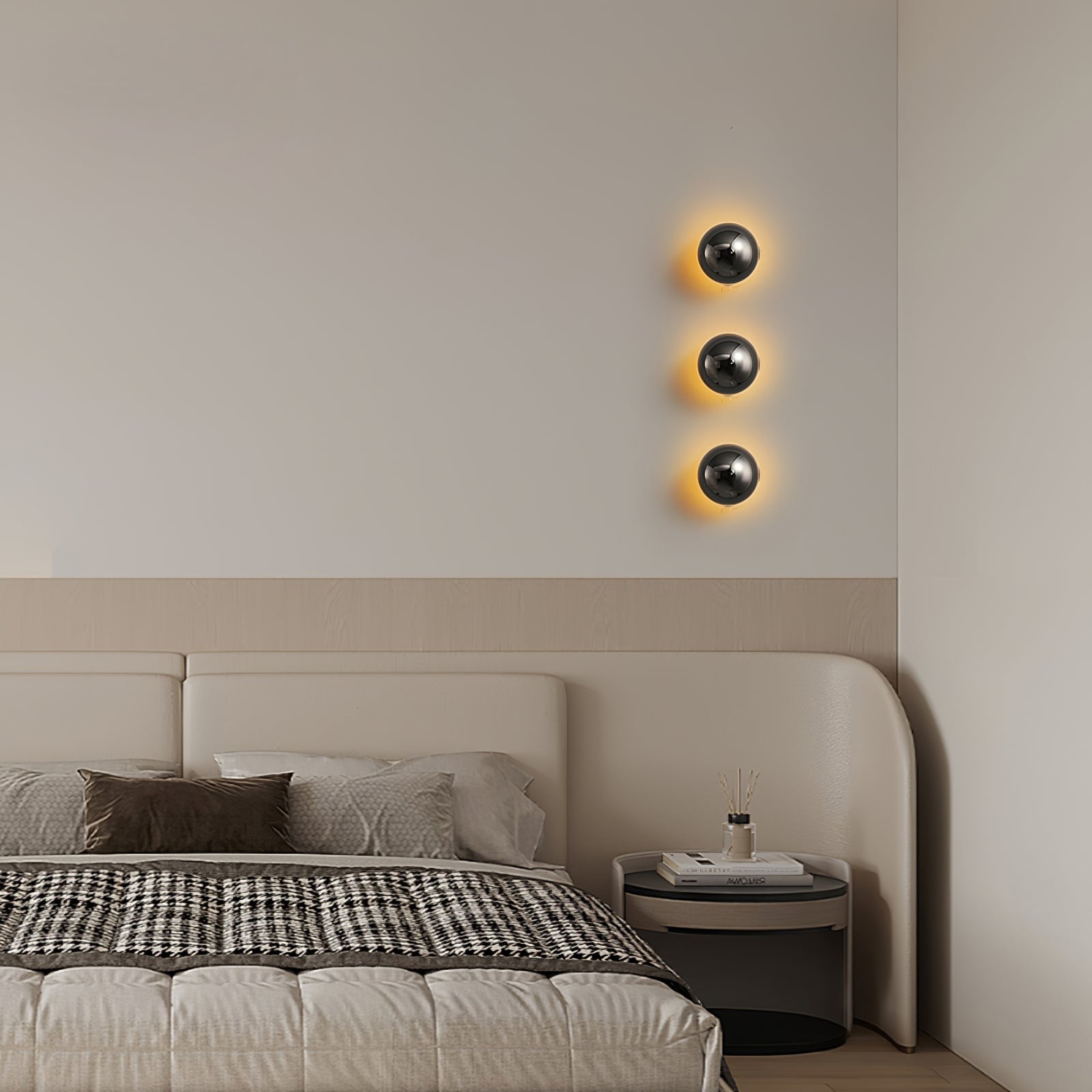 Round Metal Wall Lamp - Lumpaz