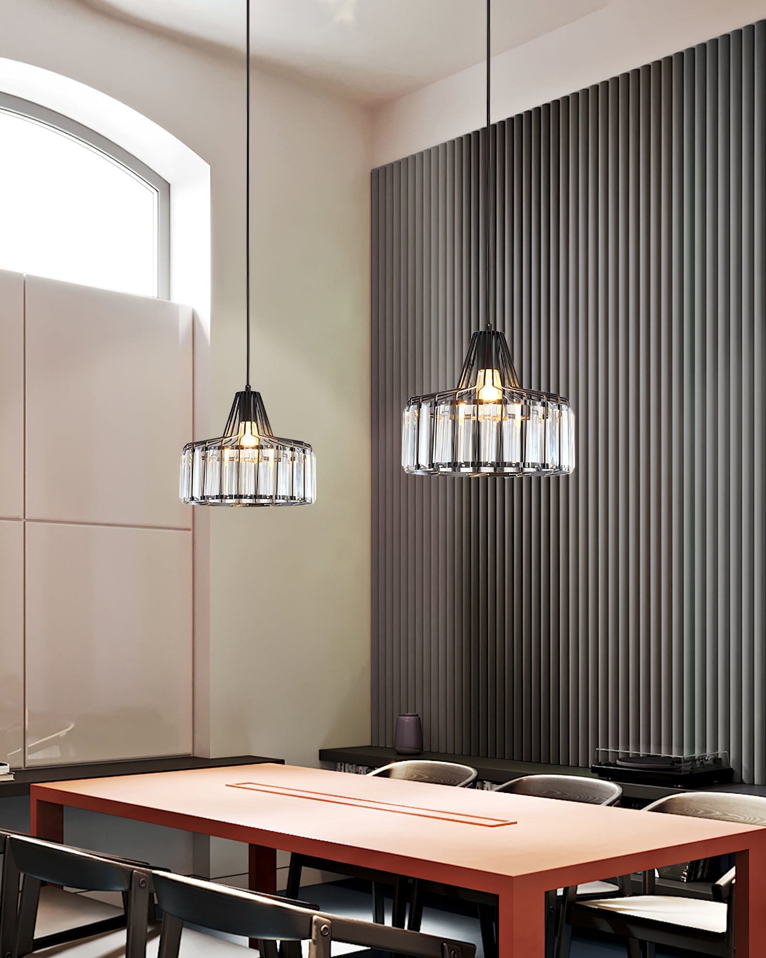 Bruckner Crystal Pendant Lamp - Lumpaz