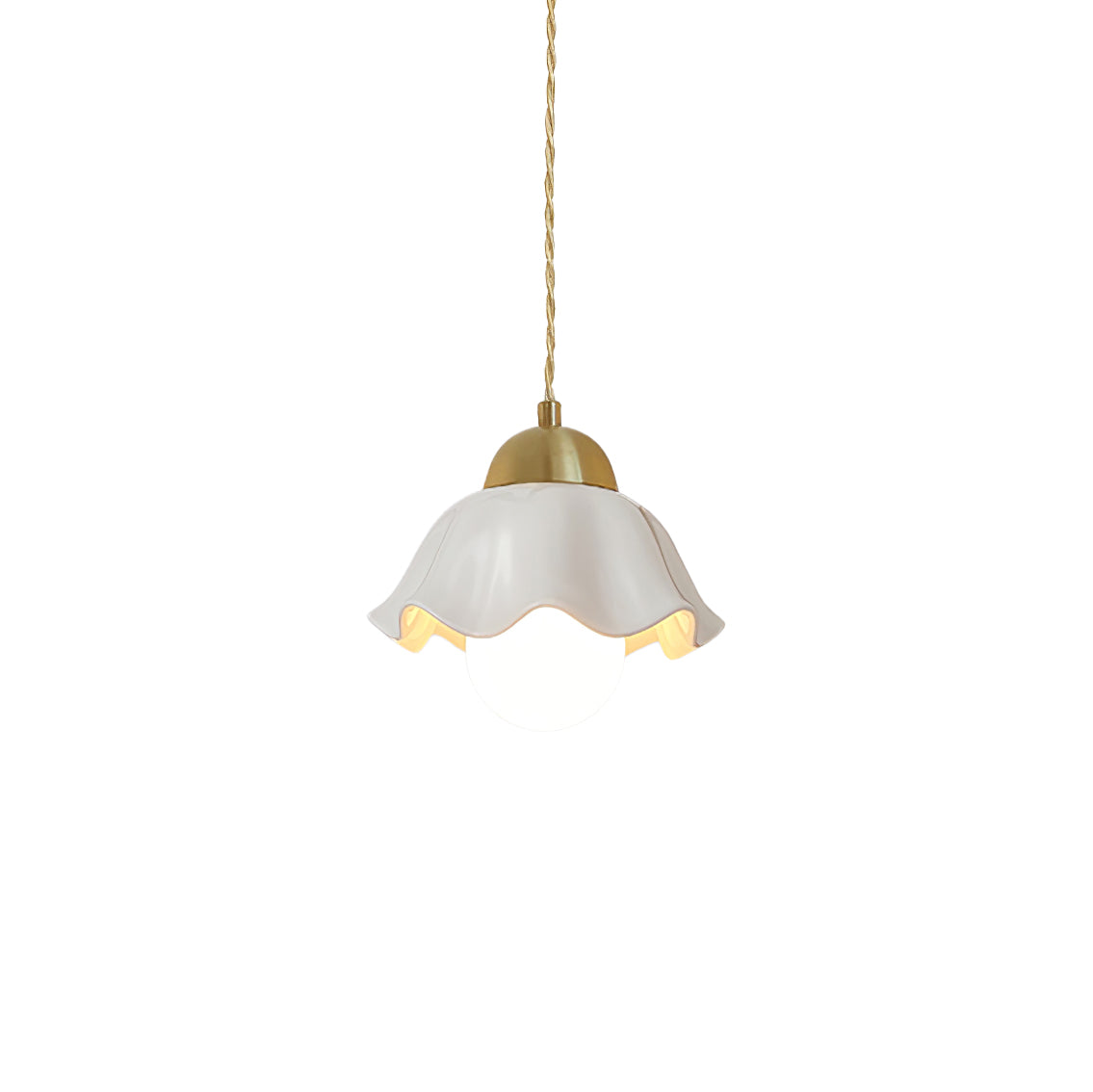 Ceramics Floral Pendant Light - Lumpaz