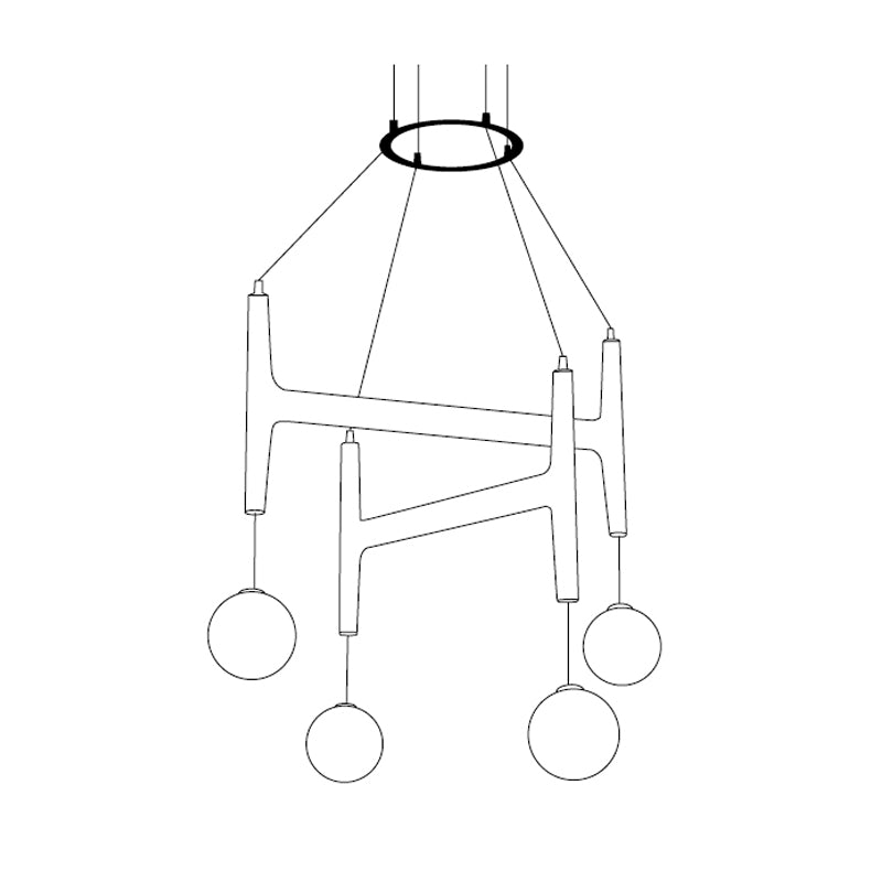 Astra Chandelier - Lumpaz