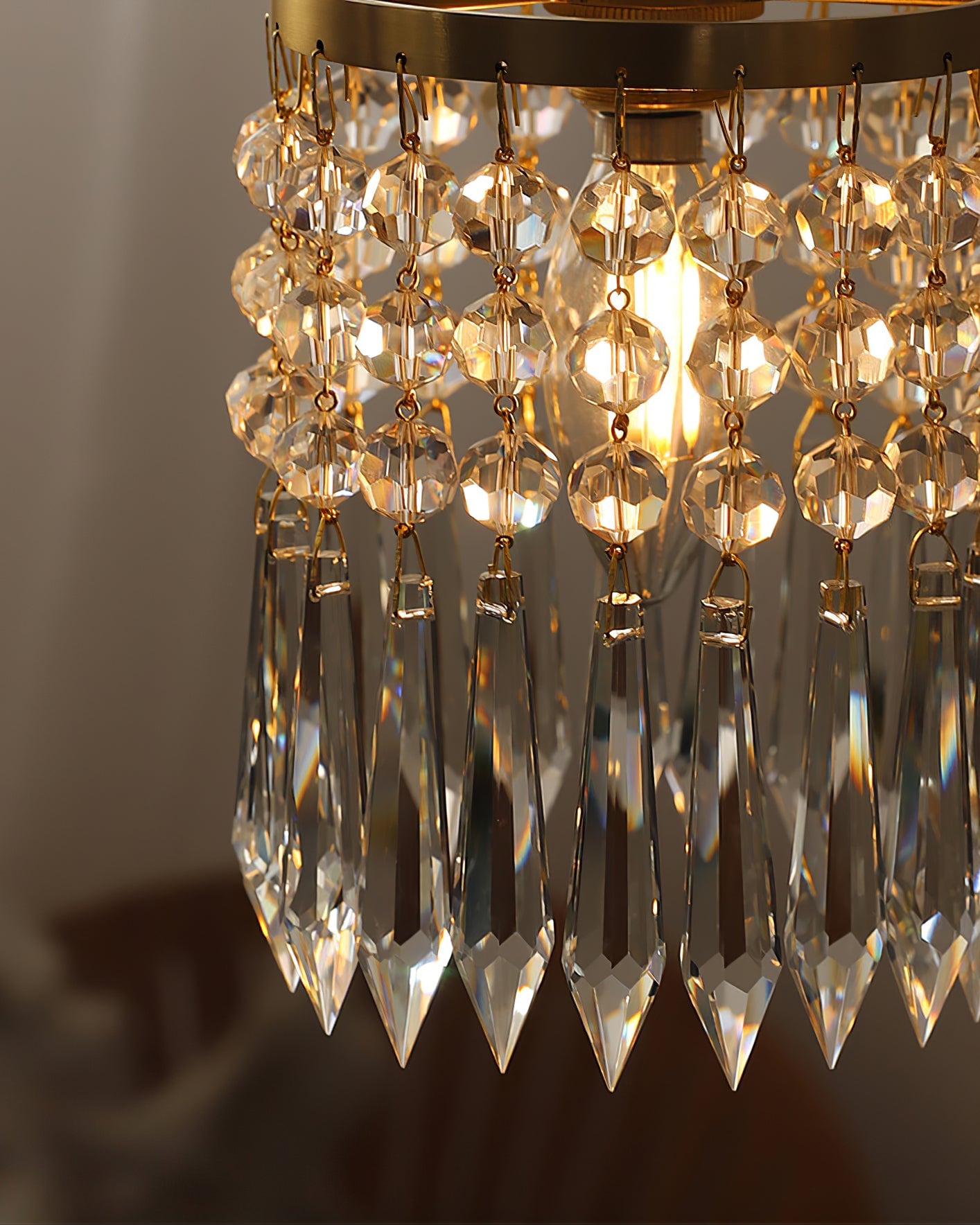 Vintage Crystal Pendant Lamp - Lumpaz