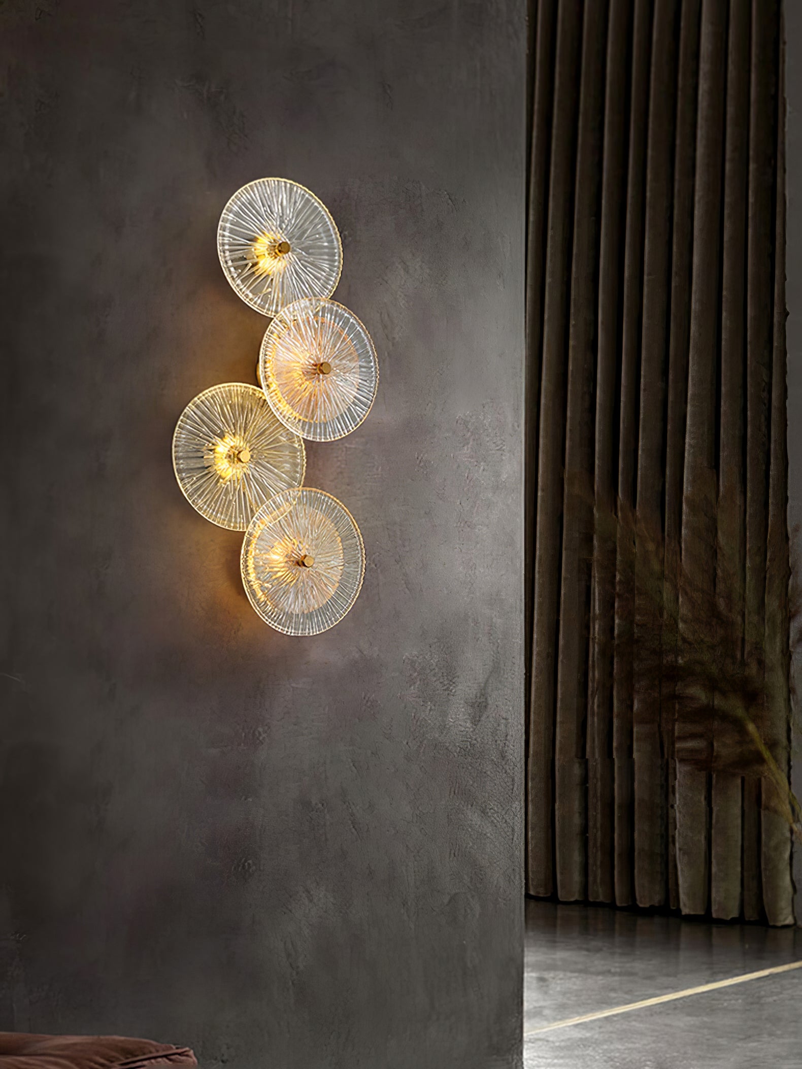 Lotus Leaves Wall Lamp - Lumpaz